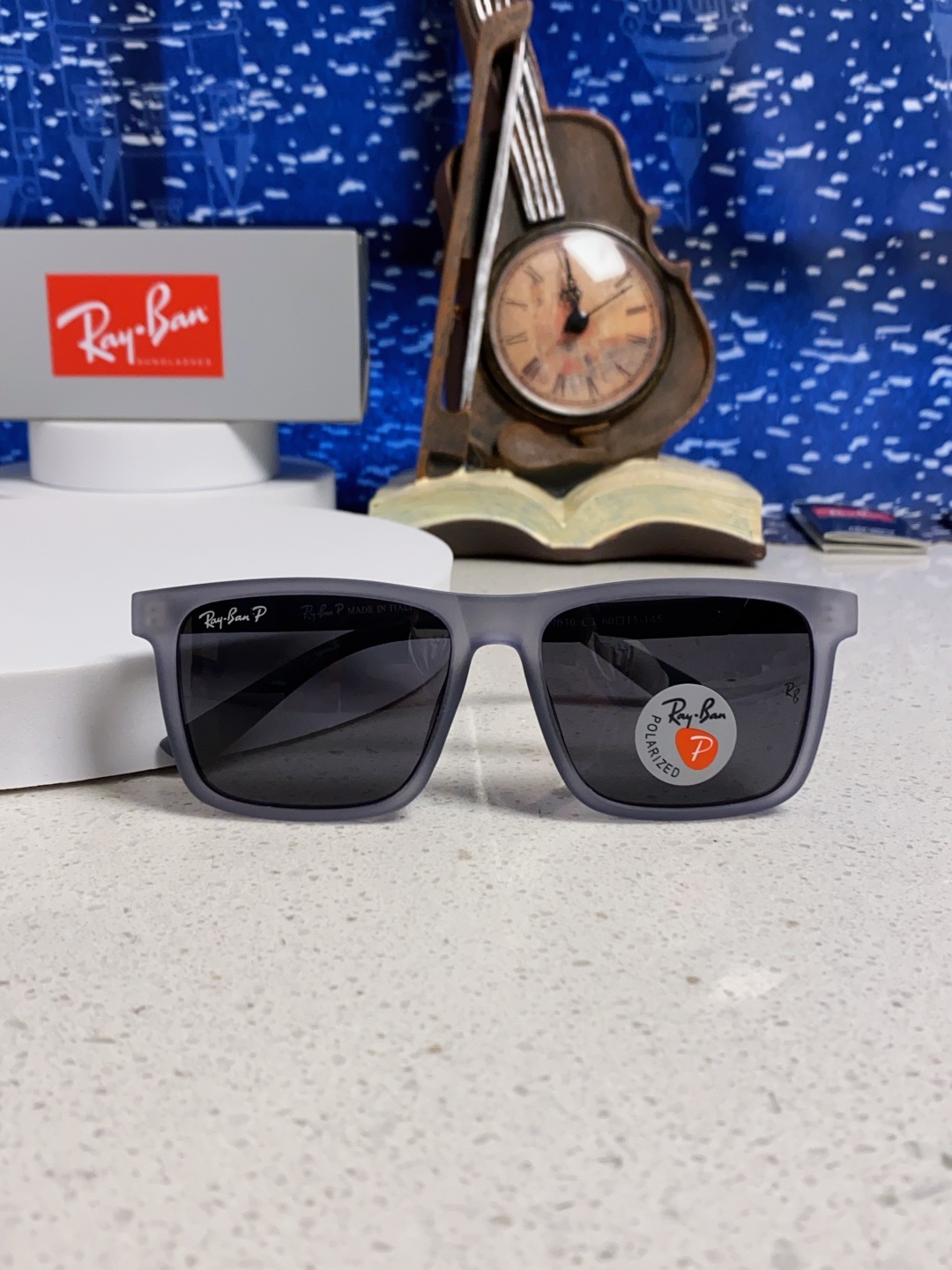 RayBan雷朋 2025新款太阳镜方形时尚复古男士开车防晒墨镜 RB69030 Size:60口15-