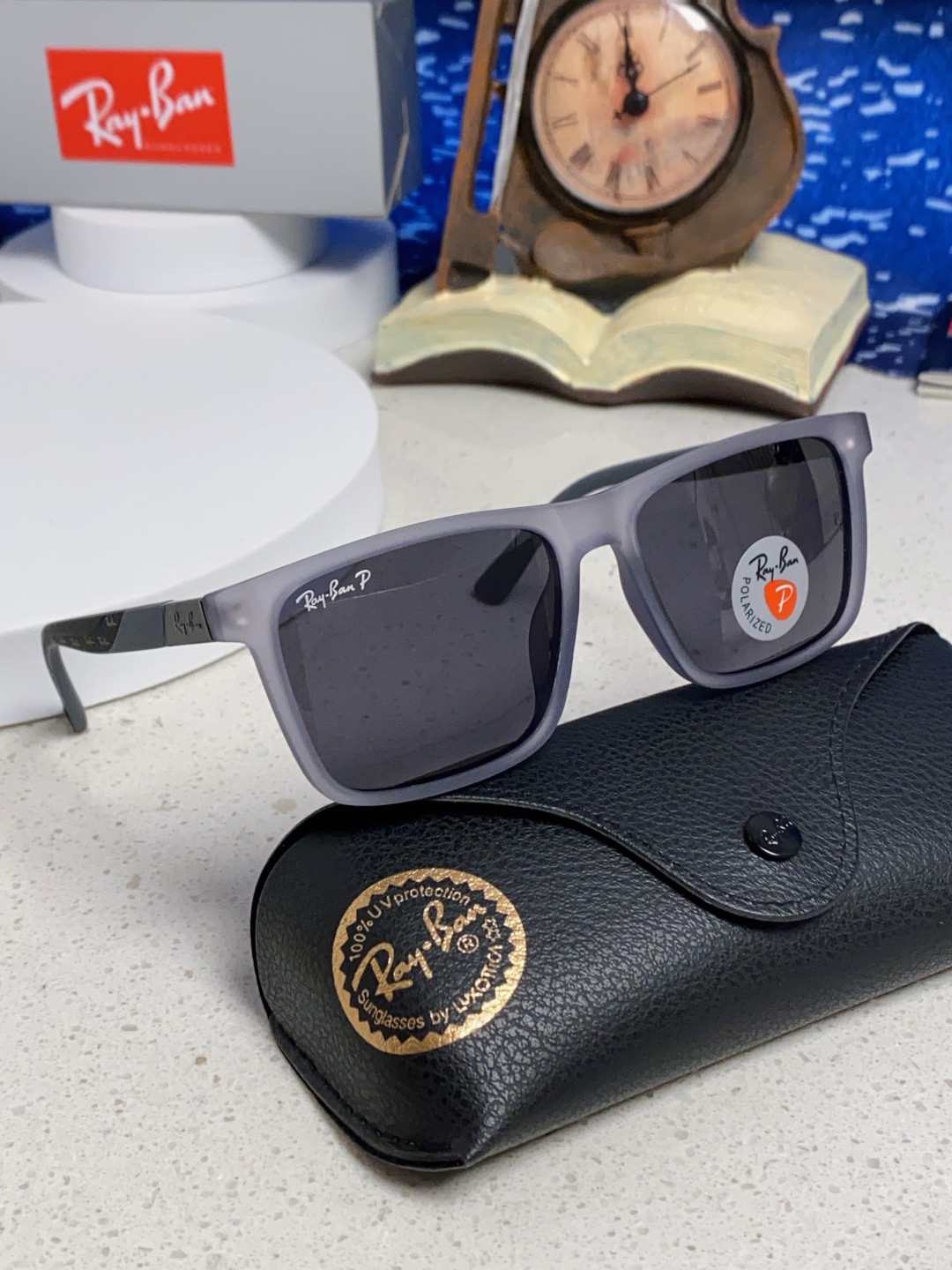 RayBan雷朋 2025新款太阳镜方形时尚复古男士开车防晒墨镜 RB69030 Size:60口15-