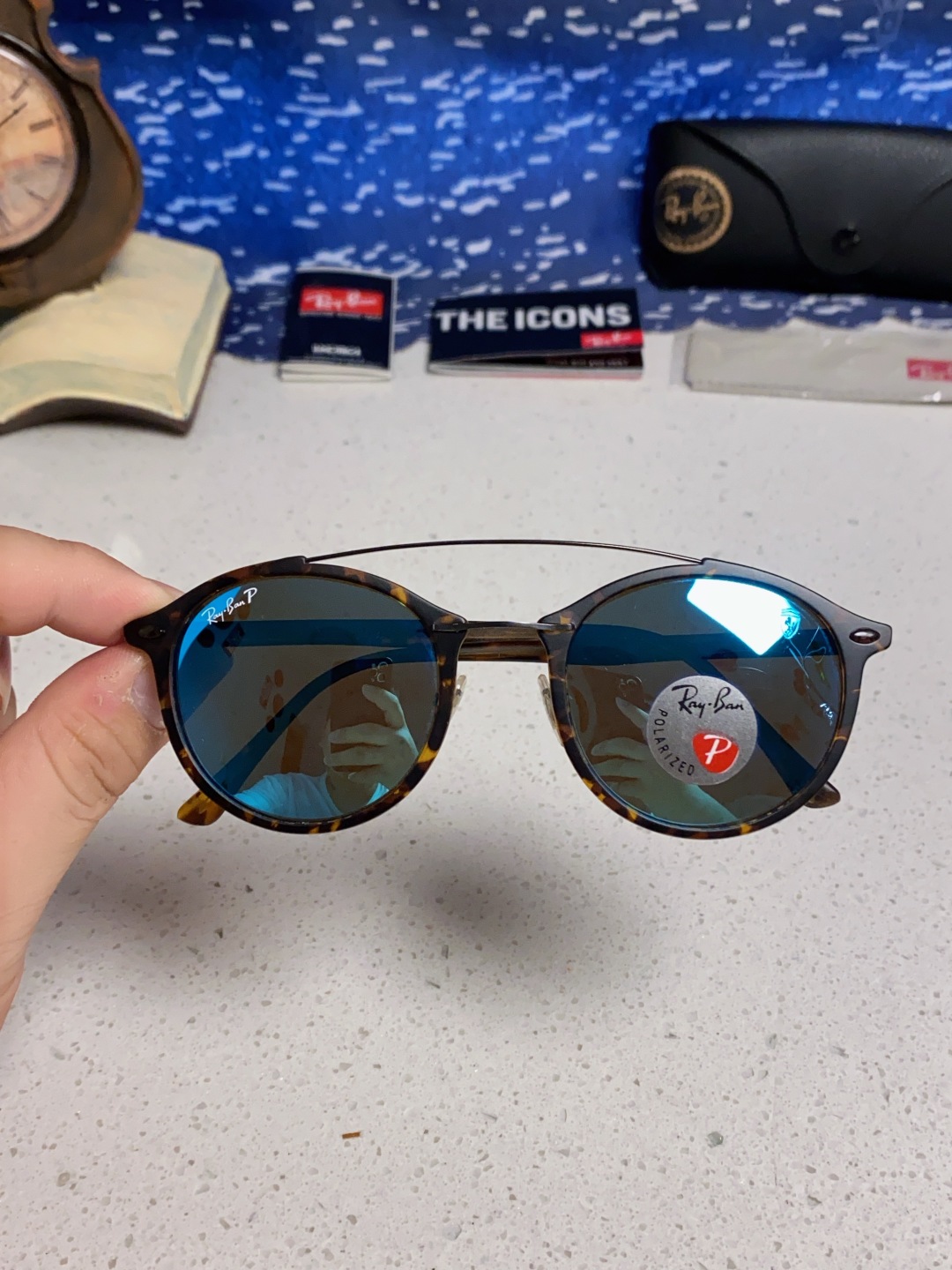 Rayban雷朋 2025款欧美时尚男女圆框双梁复古个性太阳眼欧洲站网红开车小红书墨镜 RB4266