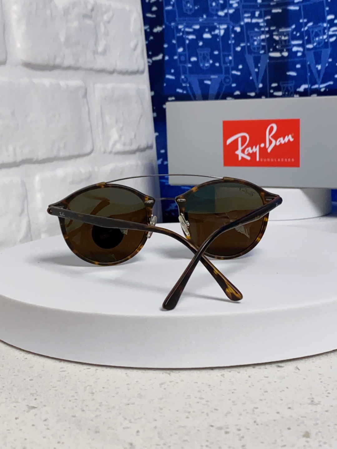 Rayban雷朋 2025款欧美时尚男女圆框双梁复古个性太阳眼欧洲站网红开车小红书墨镜 RB4266