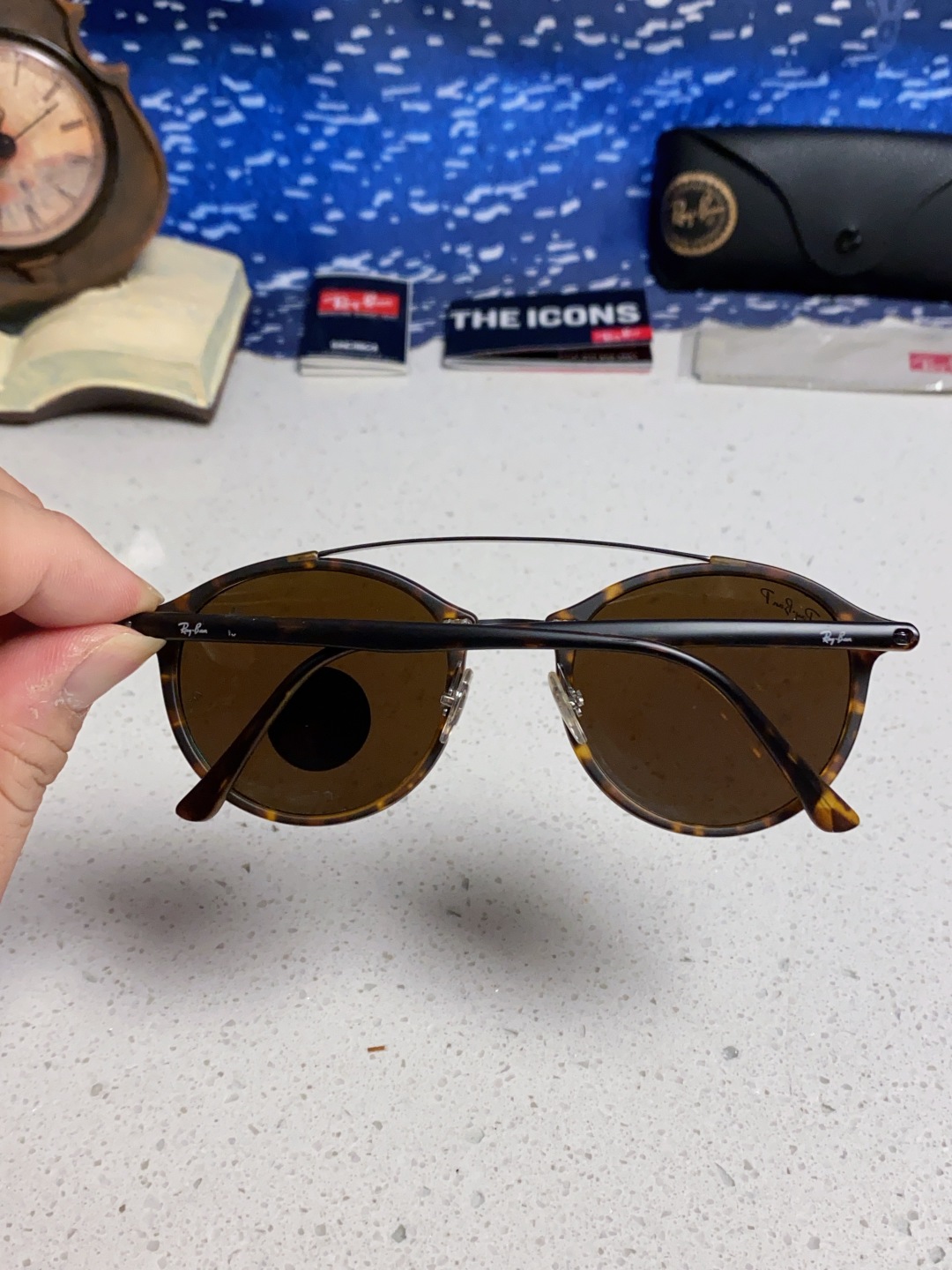 Rayban雷朋 2025款欧美时尚男女圆框双梁复古个性太阳眼欧洲站网红开车小红书墨镜 RB4266