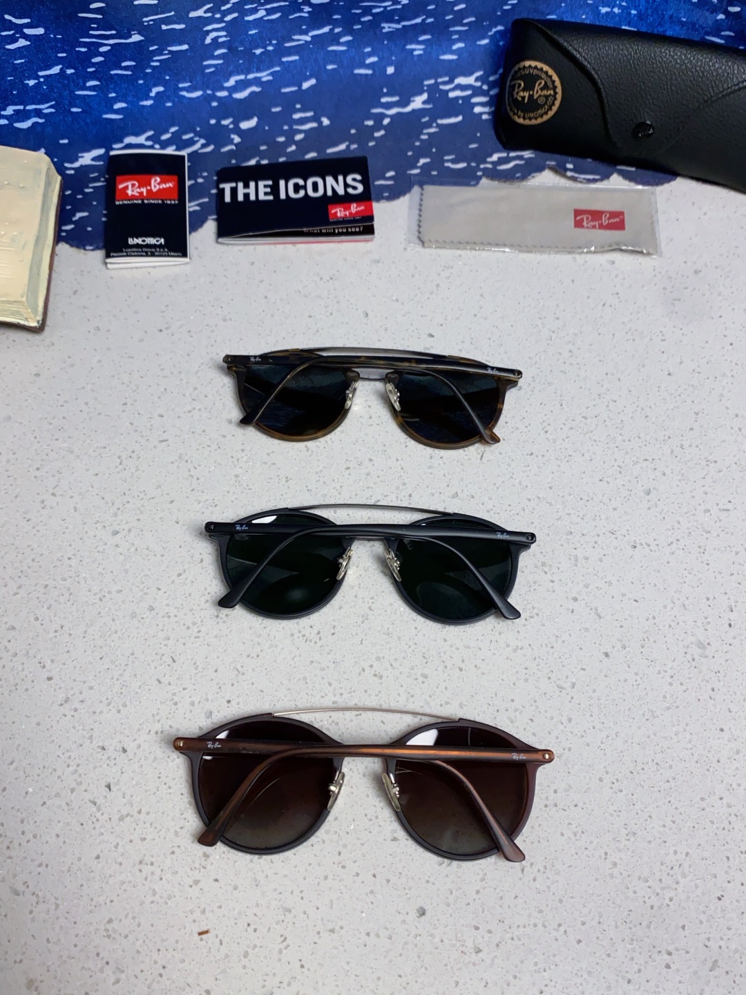 Rayban雷朋 2025款欧美时尚男女圆框双梁复古个性太阳眼欧洲站网红开车小红书墨镜 RB4266