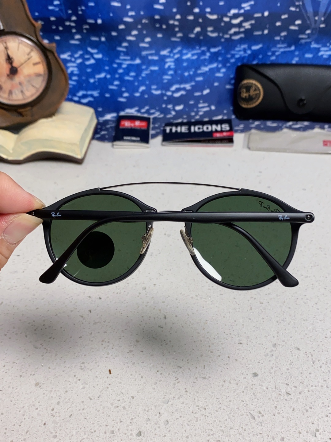 Rayban雷朋 2025款欧美时尚男女圆框双梁复古个性太阳眼欧洲站网红开车小红书墨镜 RB4266