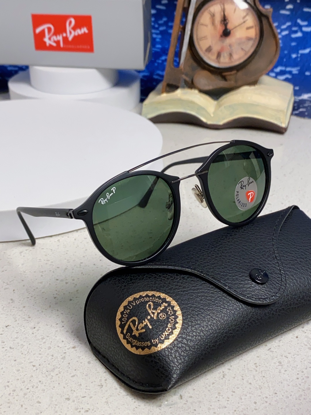 Rayban雷朋 2025款欧美时尚男女圆框双梁复古个性太阳眼欧洲站网红开车小红书墨镜 RB4266