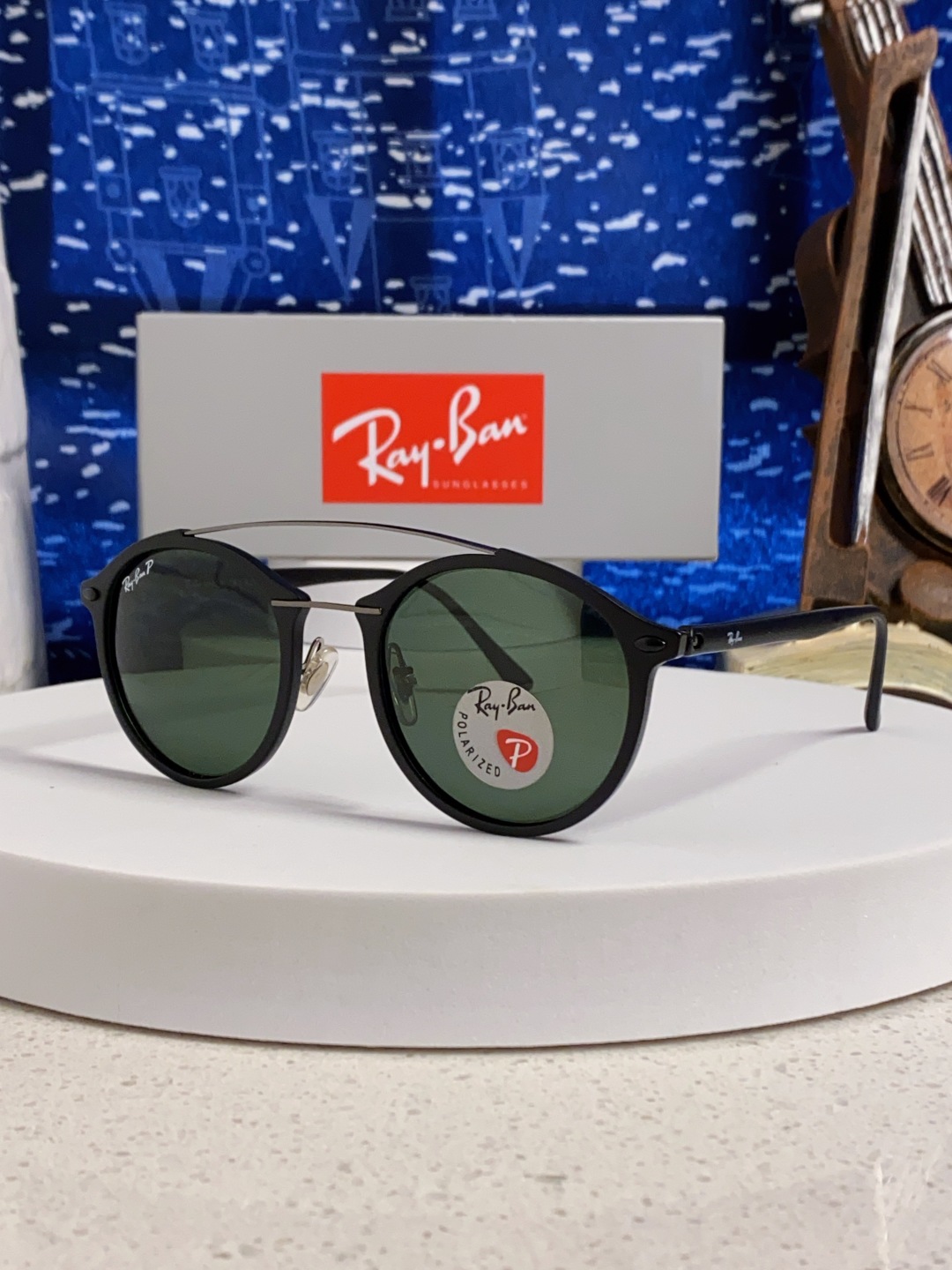 Rayban雷朋 2025款欧美时尚男女圆框双梁复古个性太阳眼欧洲站网红开车小红书墨镜 RB4266