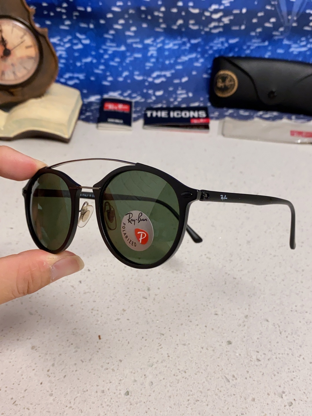 Rayban雷朋 2025款欧美时尚男女圆框双梁复古个性太阳眼欧洲站网红开车小红书墨镜 RB4266