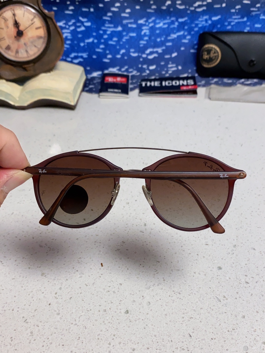 Rayban雷朋 2025款欧美时尚男女圆框双梁复古个性太阳眼欧洲站网红开车小红书墨镜 RB4266