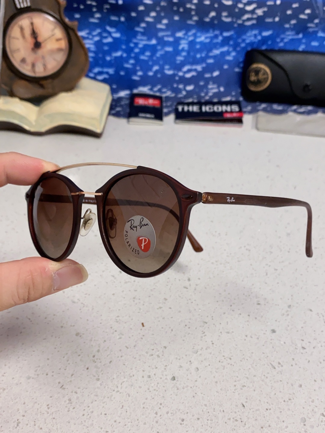 Rayban雷朋 2025款欧美时尚男女圆框双梁复古个性太阳眼欧洲站网红开车小红书墨镜 RB4266