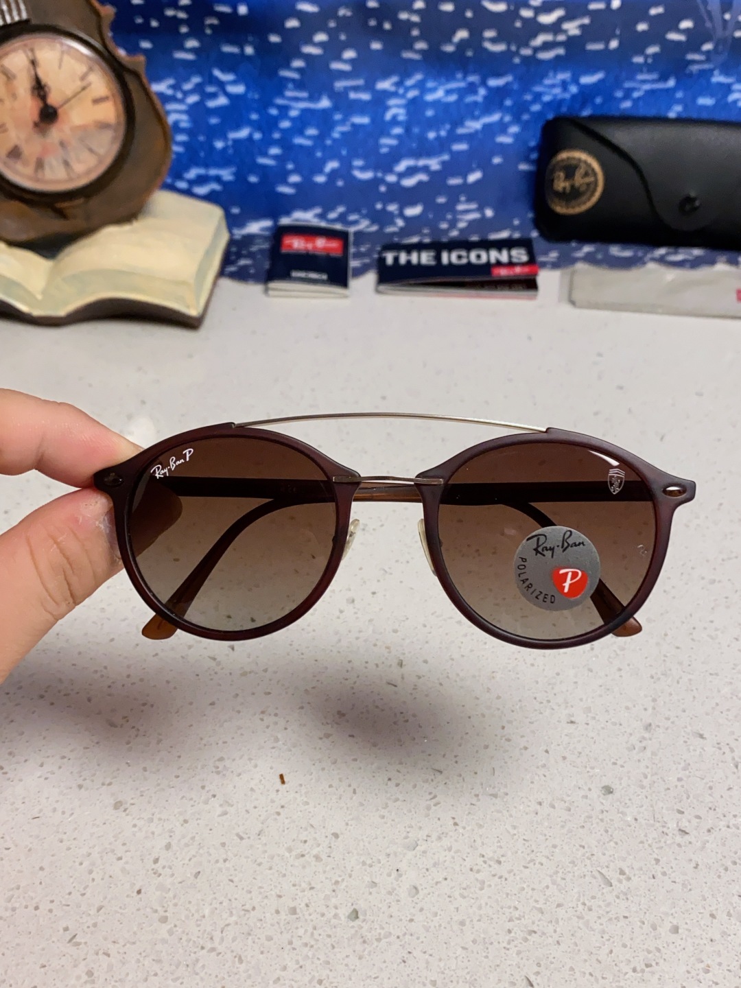 Rayban雷朋 2025款欧美时尚男女圆框双梁复古个性太阳眼欧洲站网红开车小红书墨镜 RB4266