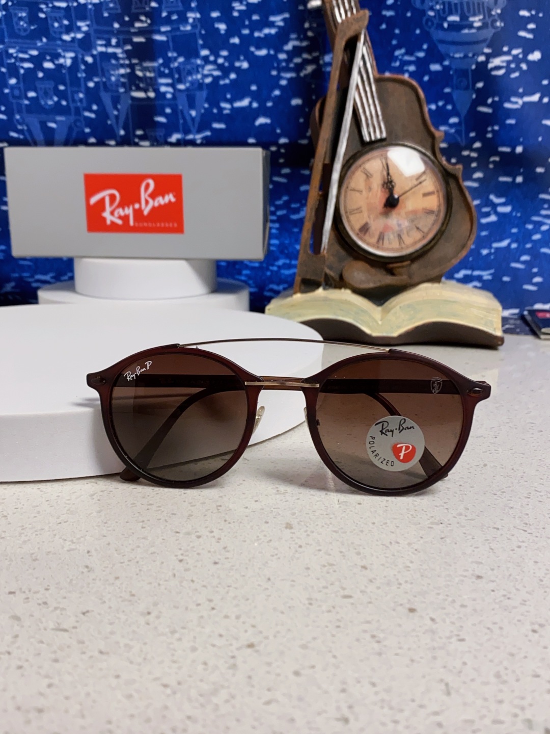 Rayban雷朋 2025款欧美时尚男女圆框双梁复古个性太阳眼欧洲站网红开车小红书墨镜 RB4266