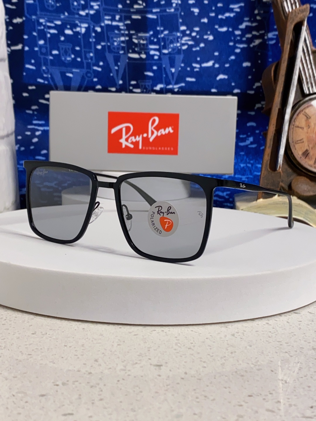 Rayban雷朋 2025新款偏光男女通用 时尚休闲金属方框驾车专用 RB8929