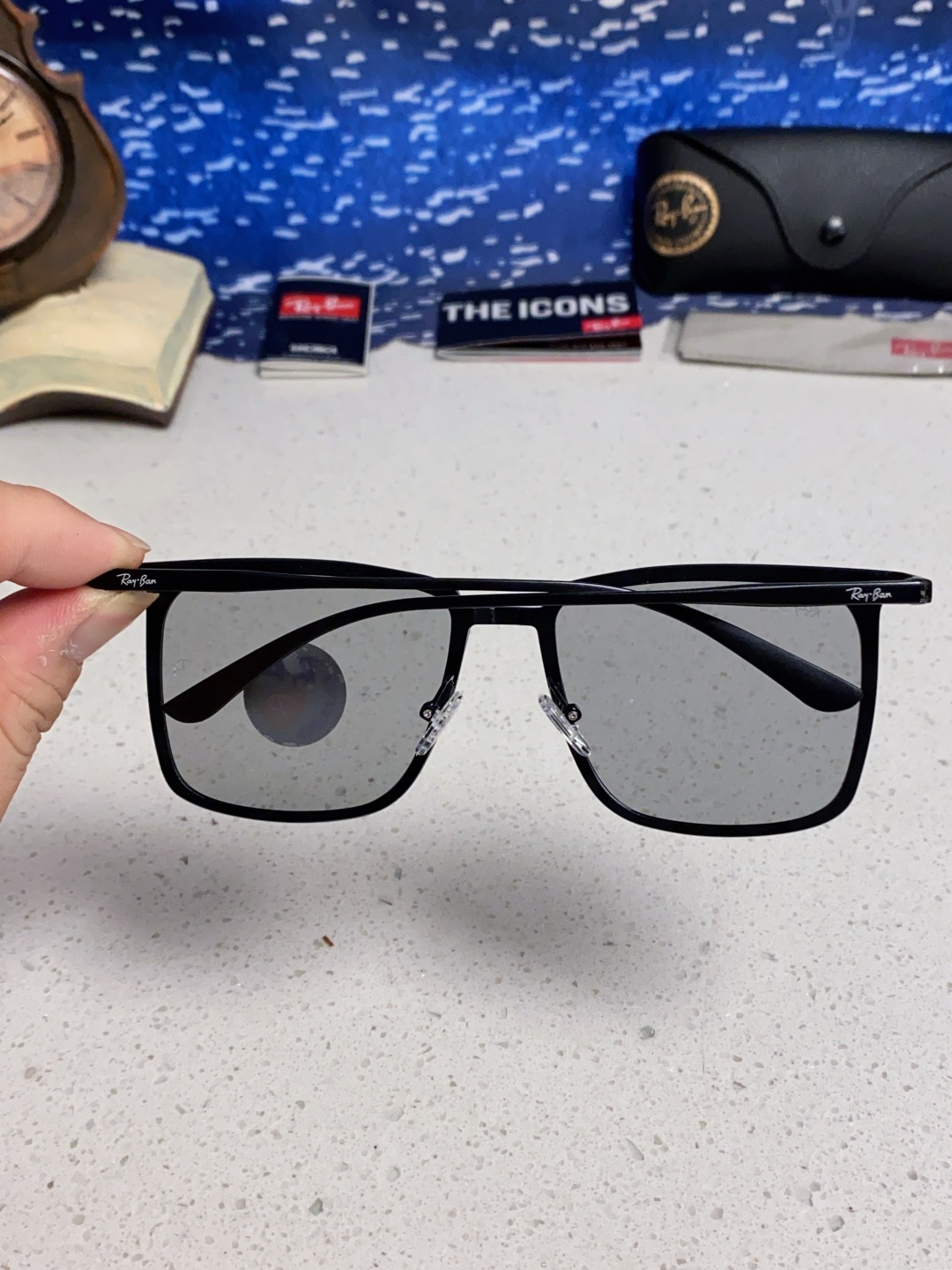 Rayban雷朋 2025新款偏光男女通用 时尚休闲金属方框驾车专用 RB8929