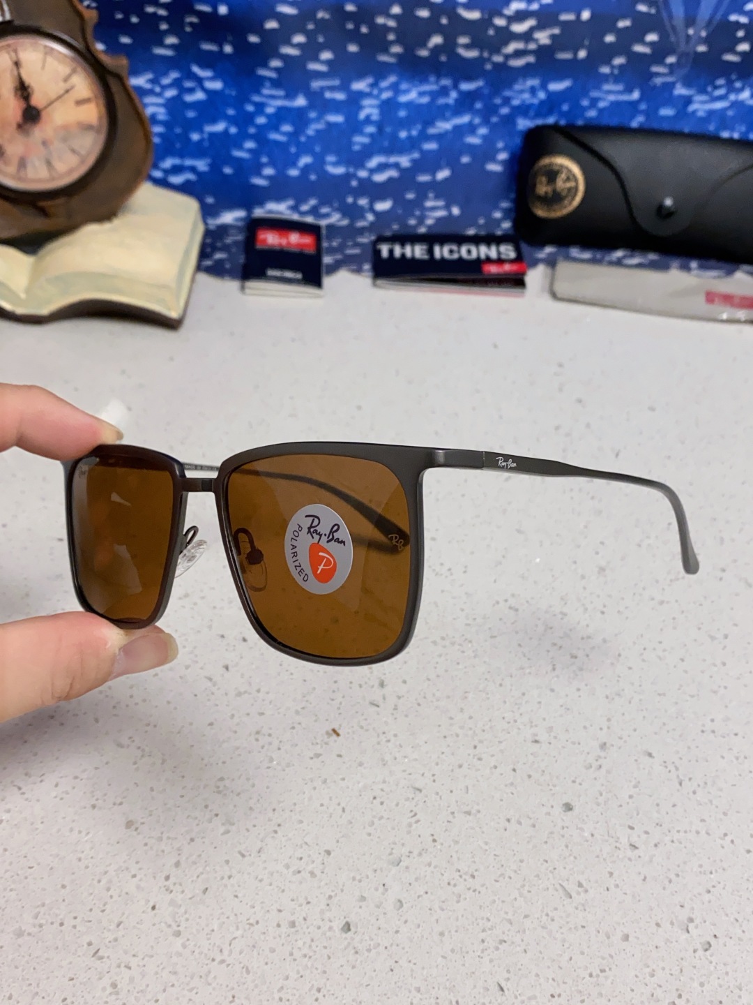 Rayban雷朋 2025新款偏光男女通用 时尚休闲金属方框驾车专用 RB8929