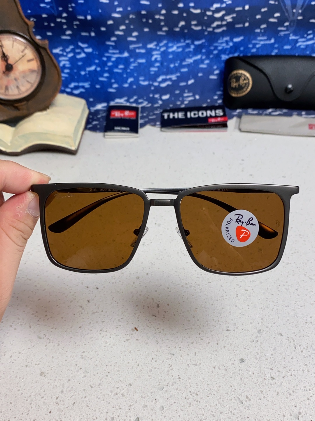 Rayban雷朋 2025新款偏光男女通用 时尚休闲金属方框驾车专用 RB8929