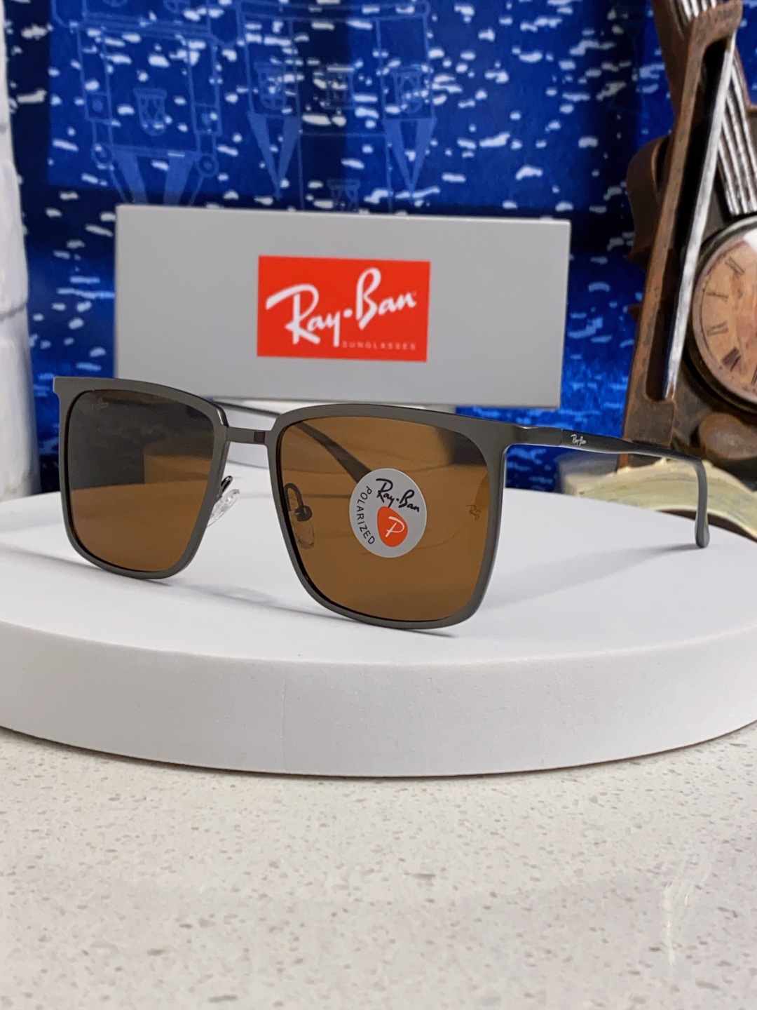 Rayban雷朋 2025新款偏光男女通用 时尚休闲金属方框驾车专用 RB8929
