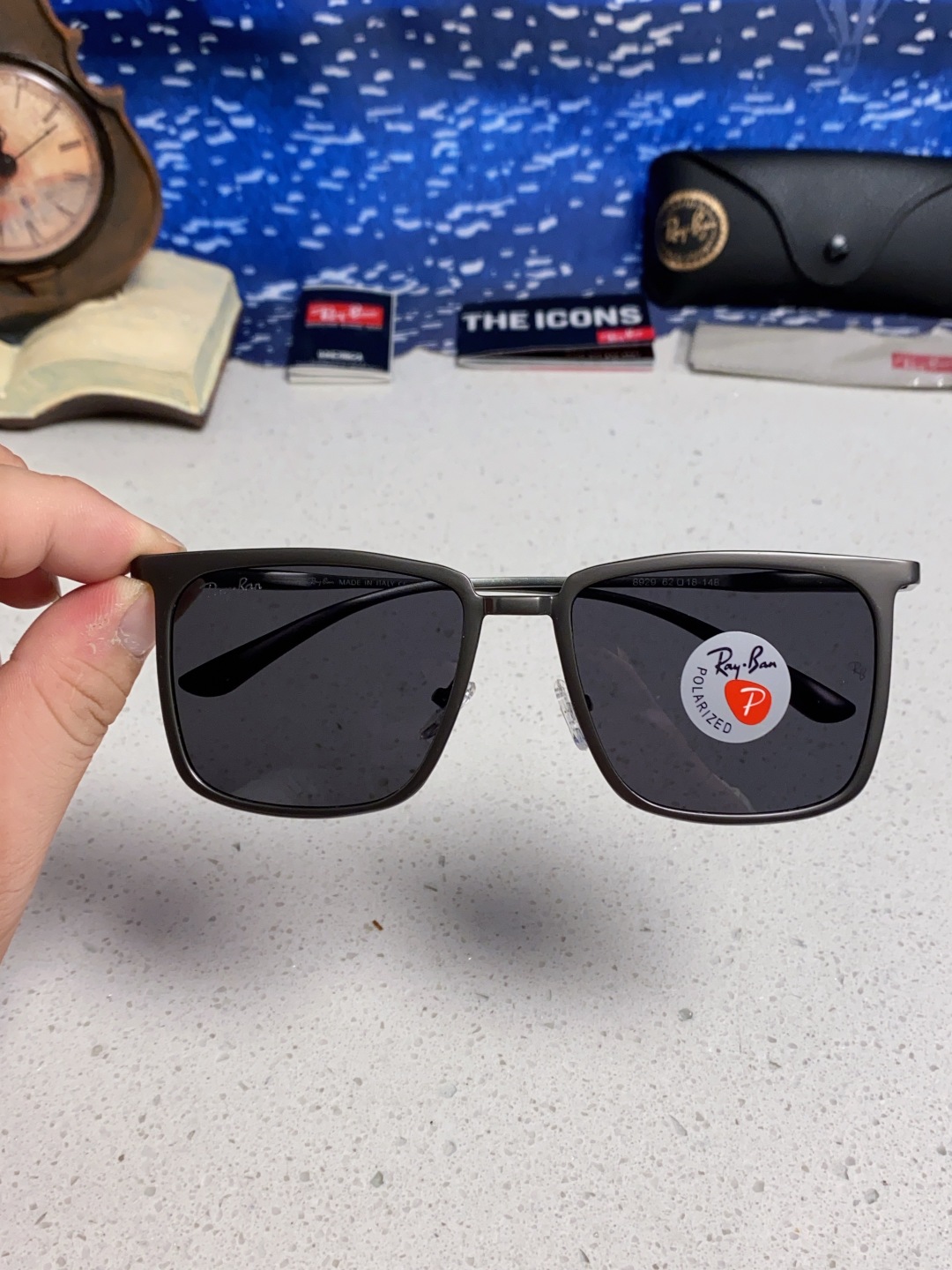 Rayban雷朋 2025新款偏光男女通用 时尚休闲金属方框驾车专用 RB8929