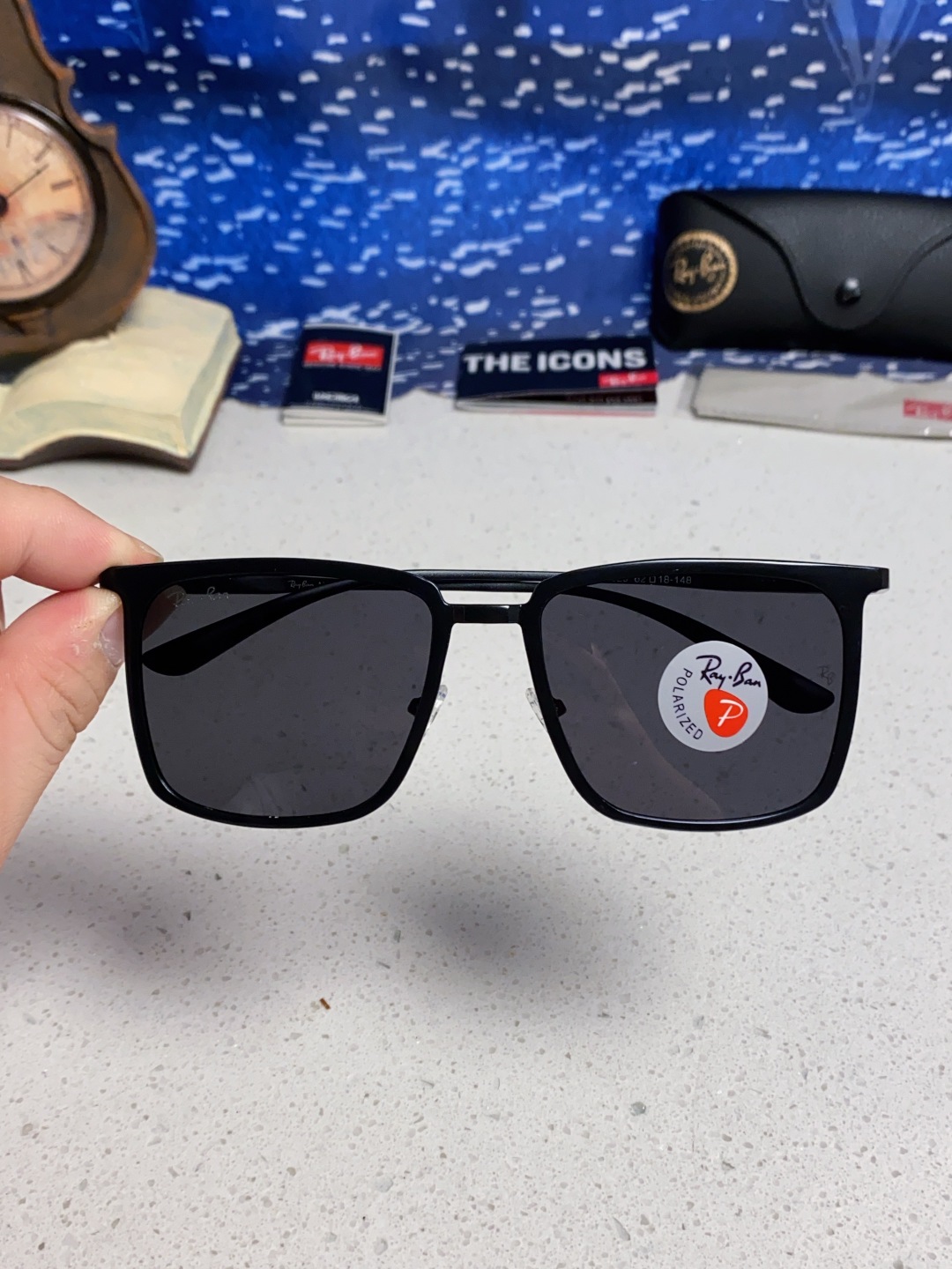 Rayban雷朋 2025新款偏光男女通用 时尚休闲金属方框驾车专用 RB8929