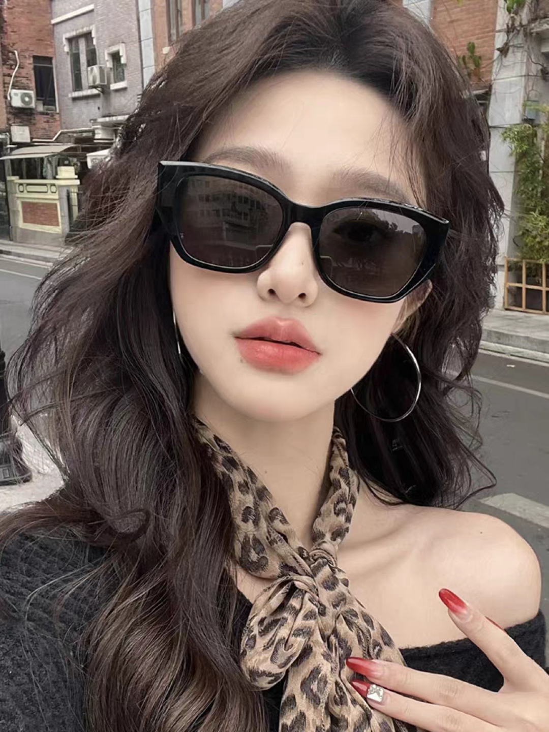 Gentle Moster(GM) 2025新款韩版时尚方框墨镜女款高级感大脸显瘦防紫外线太阳眼镜男 型