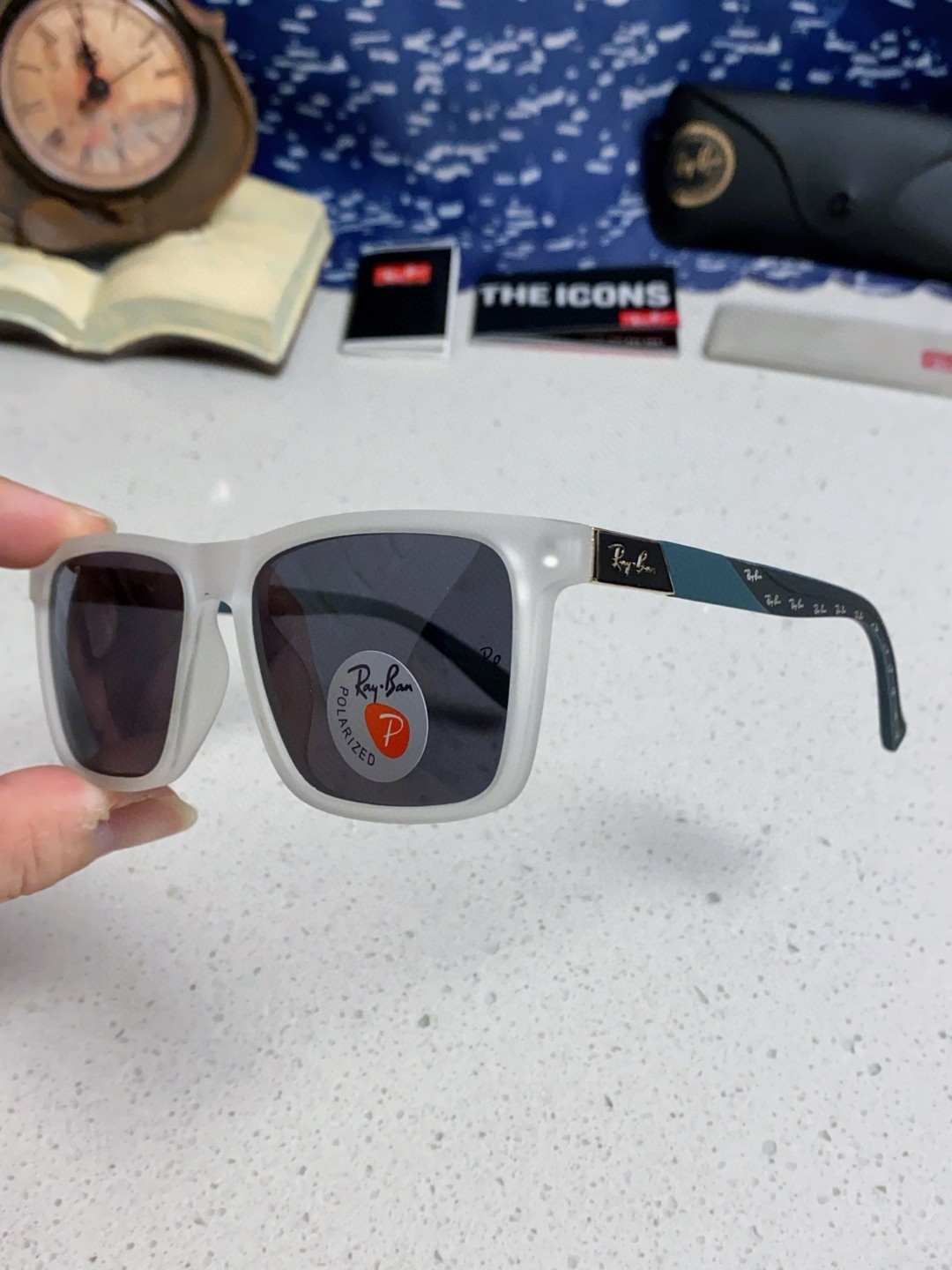 RayBan雷朋 2025新款太阳镜方形时尚复古男士开车防晒墨镜 RB69030 Size:60口15-