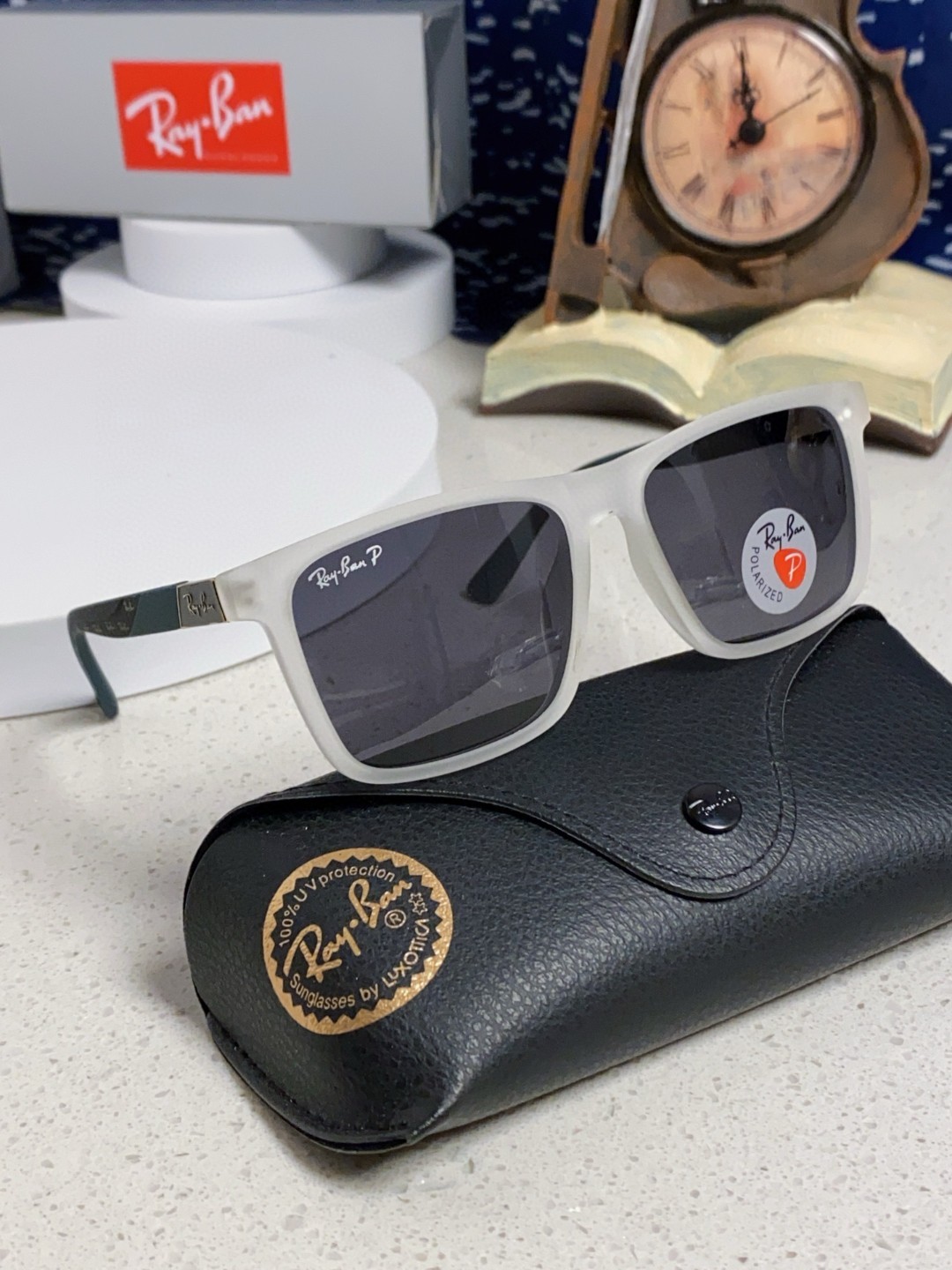 RayBan雷朋 2025新款太阳镜方形时尚复古男士开车防晒墨镜 RB69030 Size:60口15-