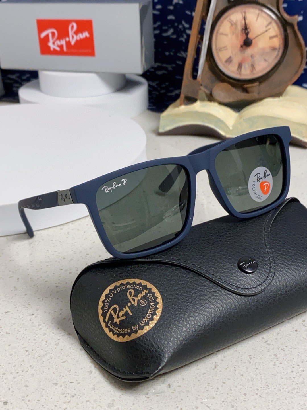 RayBan雷朋 2025新款太阳镜方形时尚复古男士开车防晒墨镜 RB69030 Size:60口15-