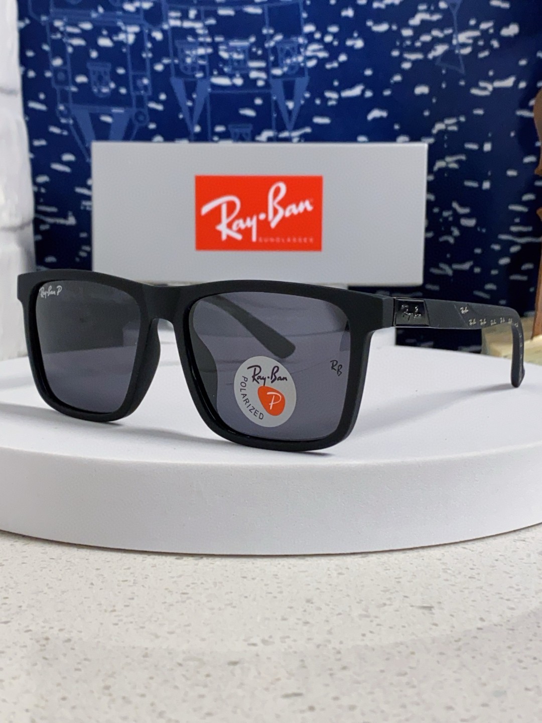 RayBan雷朋 2025新款太阳镜方形时尚复古男士开车防晒墨镜 RB69030 Size:60口15-