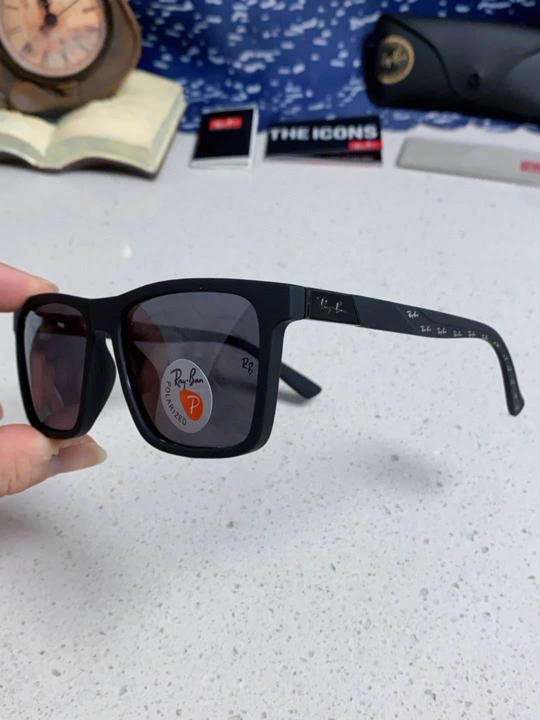 RayBan雷朋 2025新款太阳镜方形时尚复古男士开车防晒墨镜 RB69030 Size:60口15-