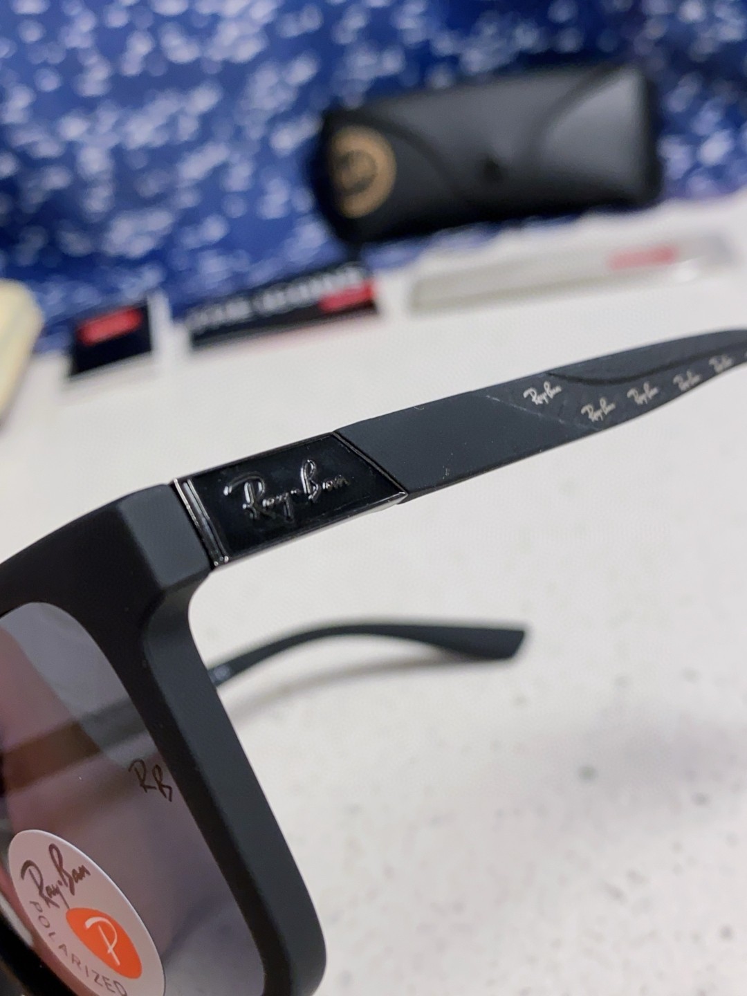 RayBan雷朋 2025新款太阳镜方形时尚复古男士开车防晒墨镜 RB69030 Size:60口15-