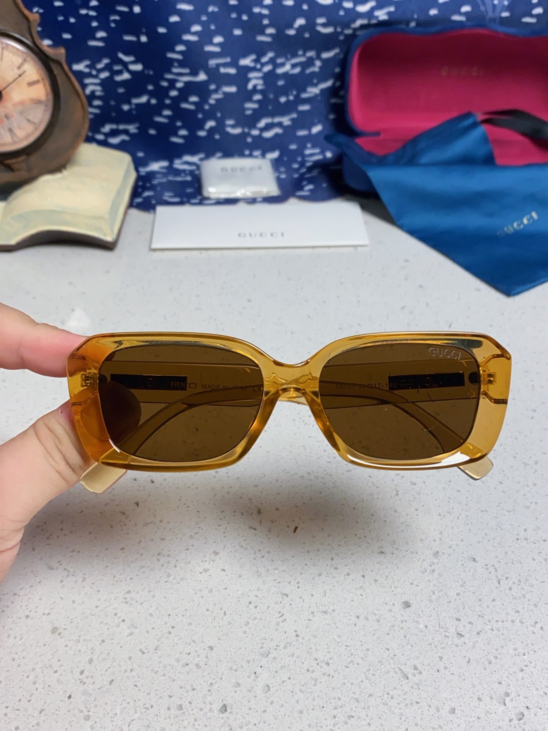 Gucci古奇 2025新款欧美墨镜男女倪妮方形时尚韩版防紫外线复古辣妹高颜值显瘦太阳镜