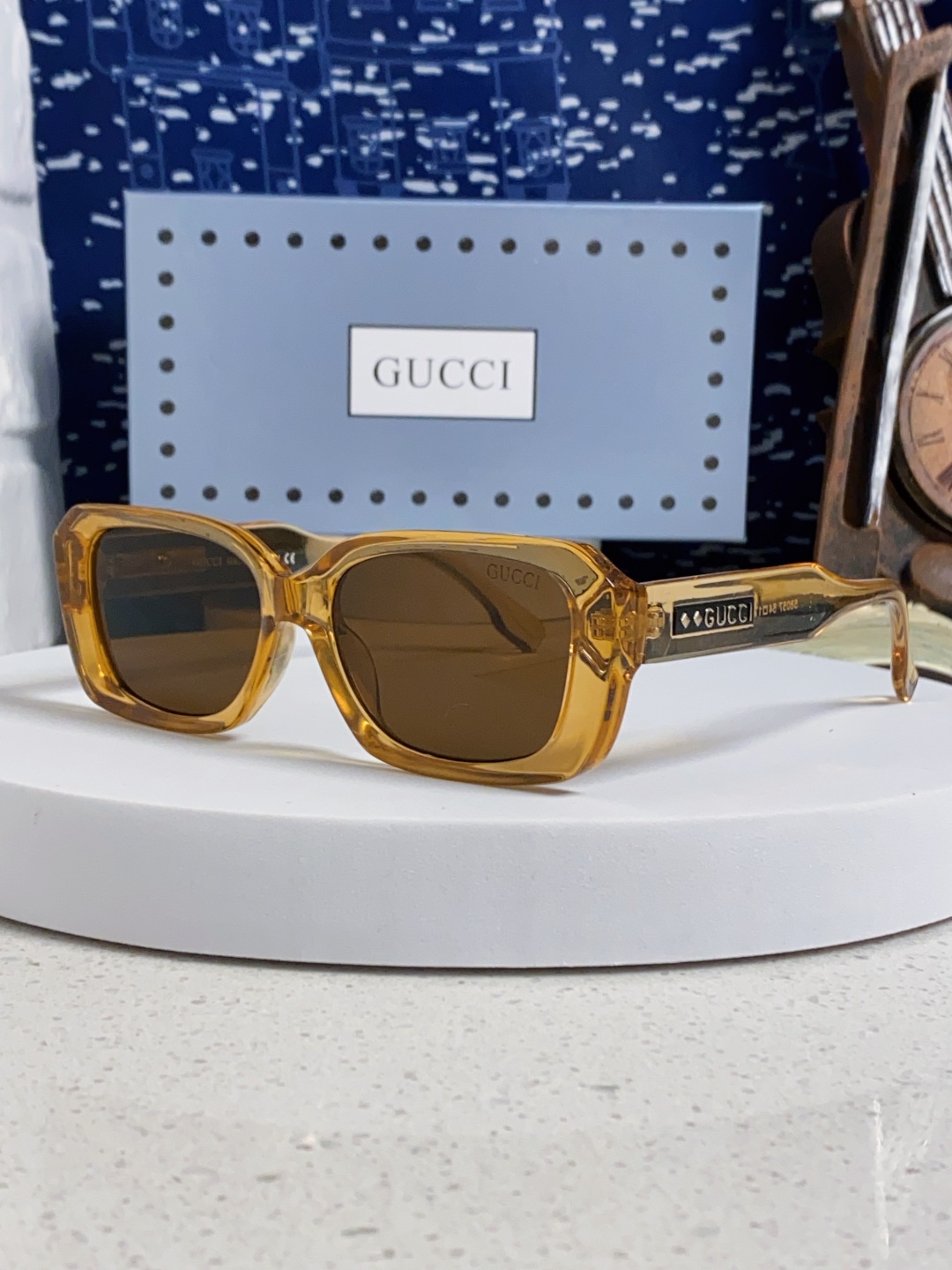 Gucci古奇 2025新款欧美墨镜男女倪妮方形时尚韩版防紫外线复古辣妹高颜值显瘦太阳镜