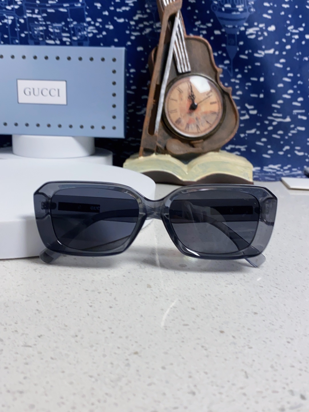 Gucci古奇 2025新款欧美墨镜男女倪妮方形时尚韩版防紫外线复古辣妹高颜值显瘦太阳镜