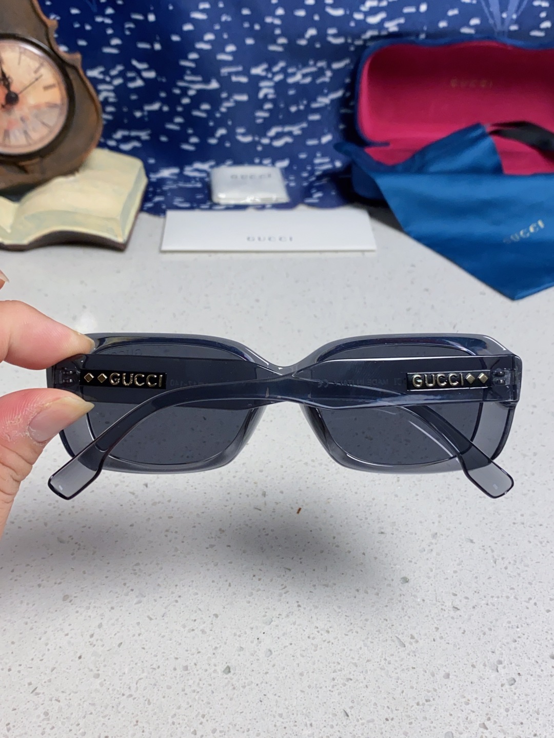 Gucci古奇 2025新款欧美墨镜男女倪妮方形时尚韩版防紫外线复古辣妹高颜值显瘦太阳镜