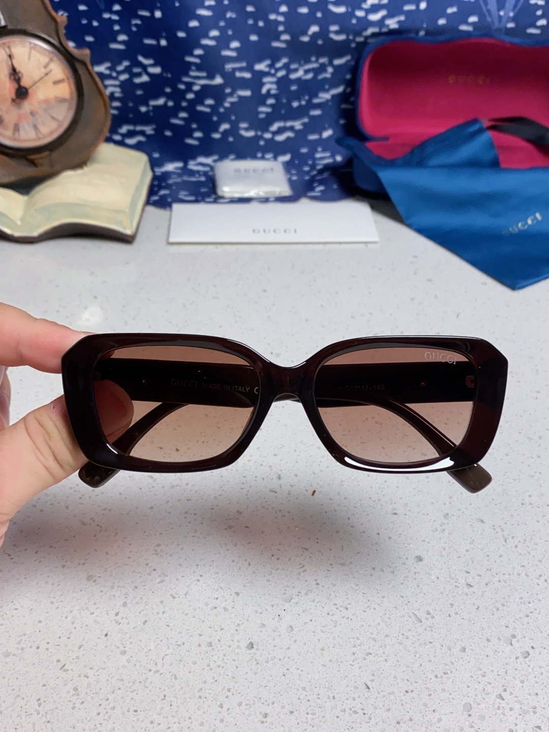 Gucci古奇 2025新款欧美墨镜男女倪妮方形时尚韩版防紫外线复古辣妹高颜值显瘦太阳镜