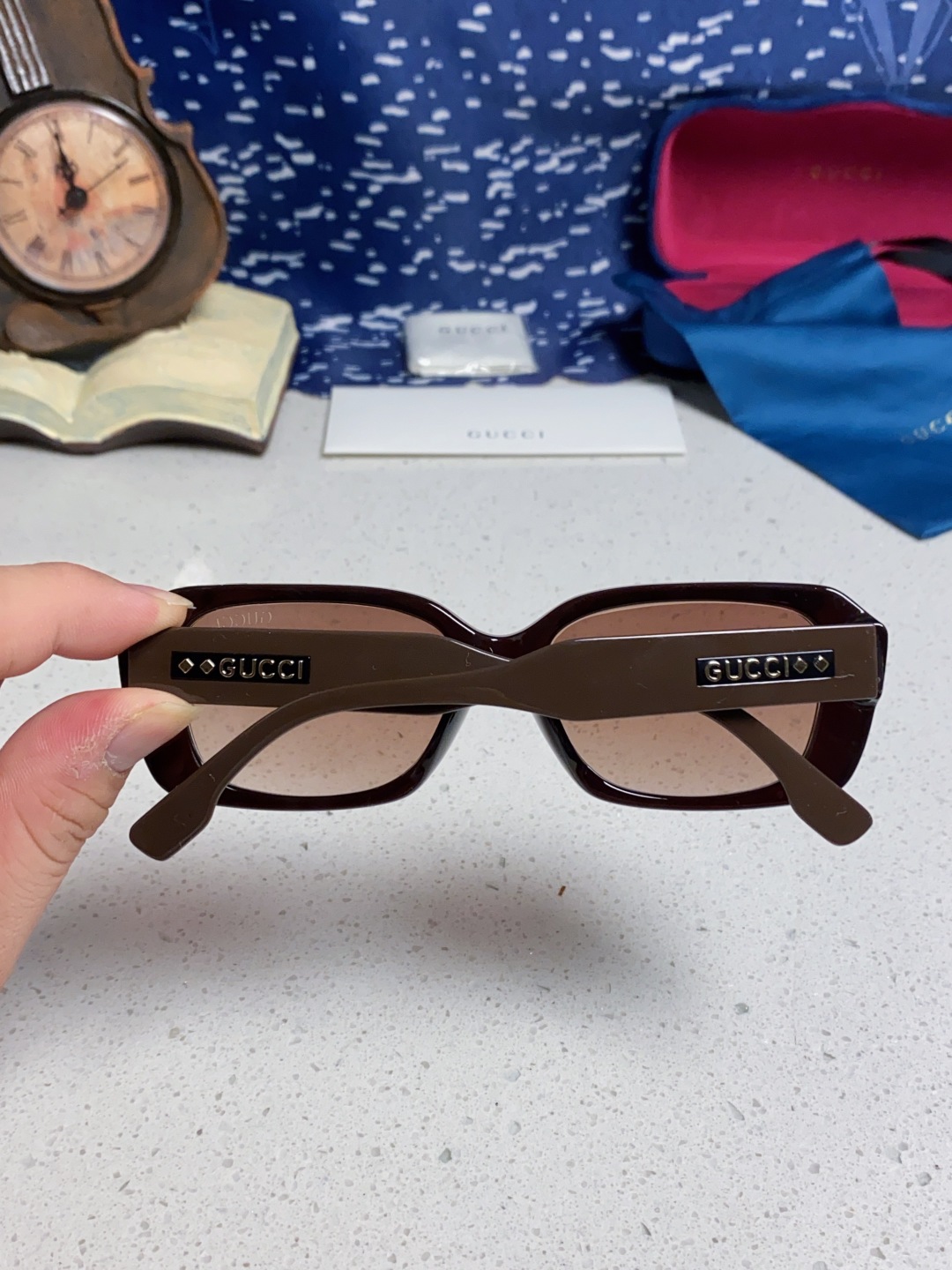 Gucci古奇 2025新款欧美墨镜男女倪妮方形时尚韩版防紫外线复古辣妹高颜值显瘦太阳镜