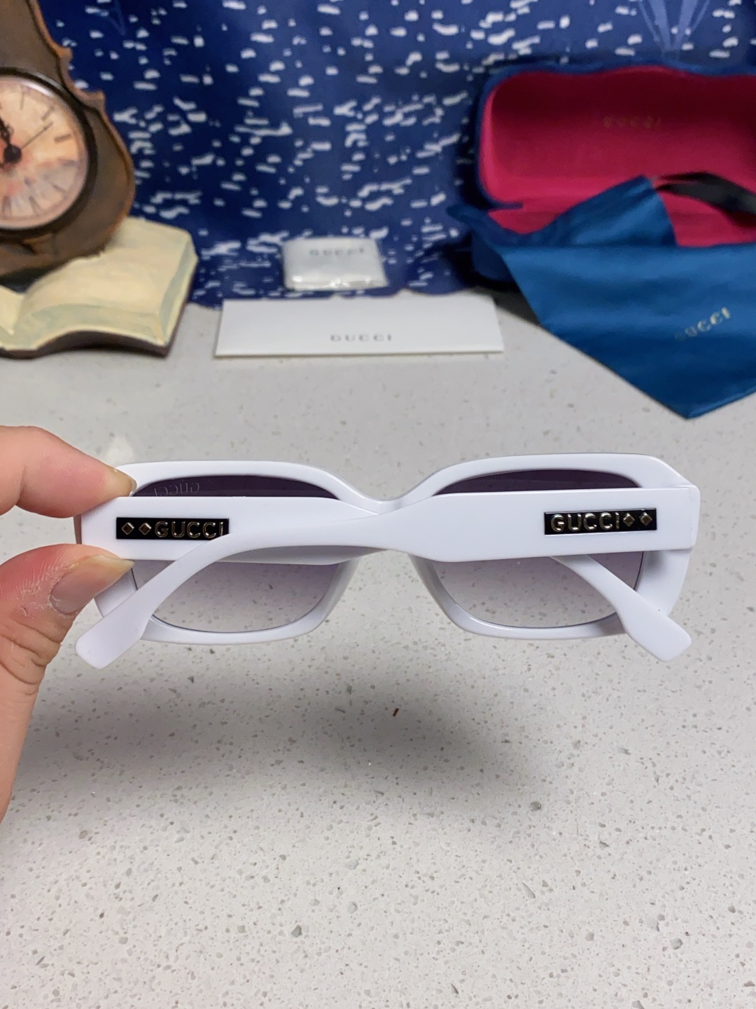 Gucci古奇 2025新款欧美墨镜男女倪妮方形时尚韩版防紫外线复古辣妹高颜值显瘦太阳镜