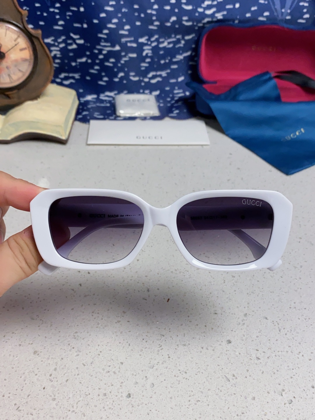 Gucci古奇 2025新款欧美墨镜男女倪妮方形时尚韩版防紫外线复古辣妹高颜值显瘦太阳镜