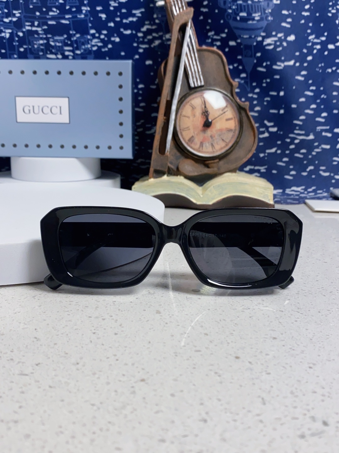 Gucci古奇 2025新款欧美墨镜男女倪妮方形时尚韩版防紫外线复古辣妹高颜值显瘦太阳镜