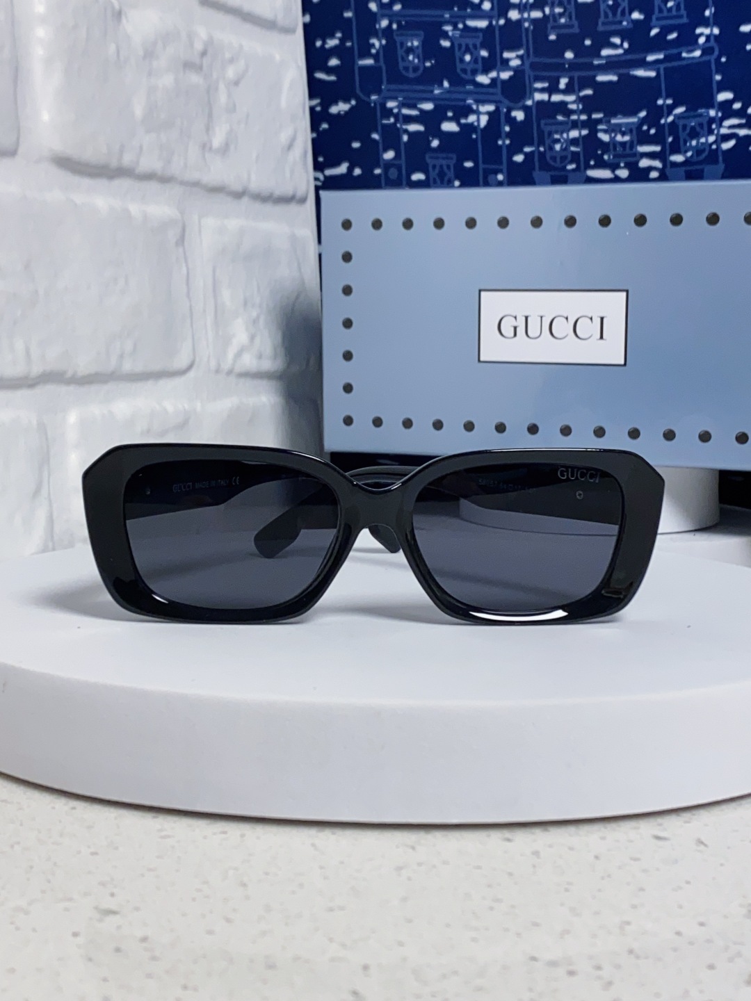 Gucci古奇 2025新款欧美墨镜男女倪妮方形时尚韩版防紫外线复古辣妹高颜值显瘦太阳镜