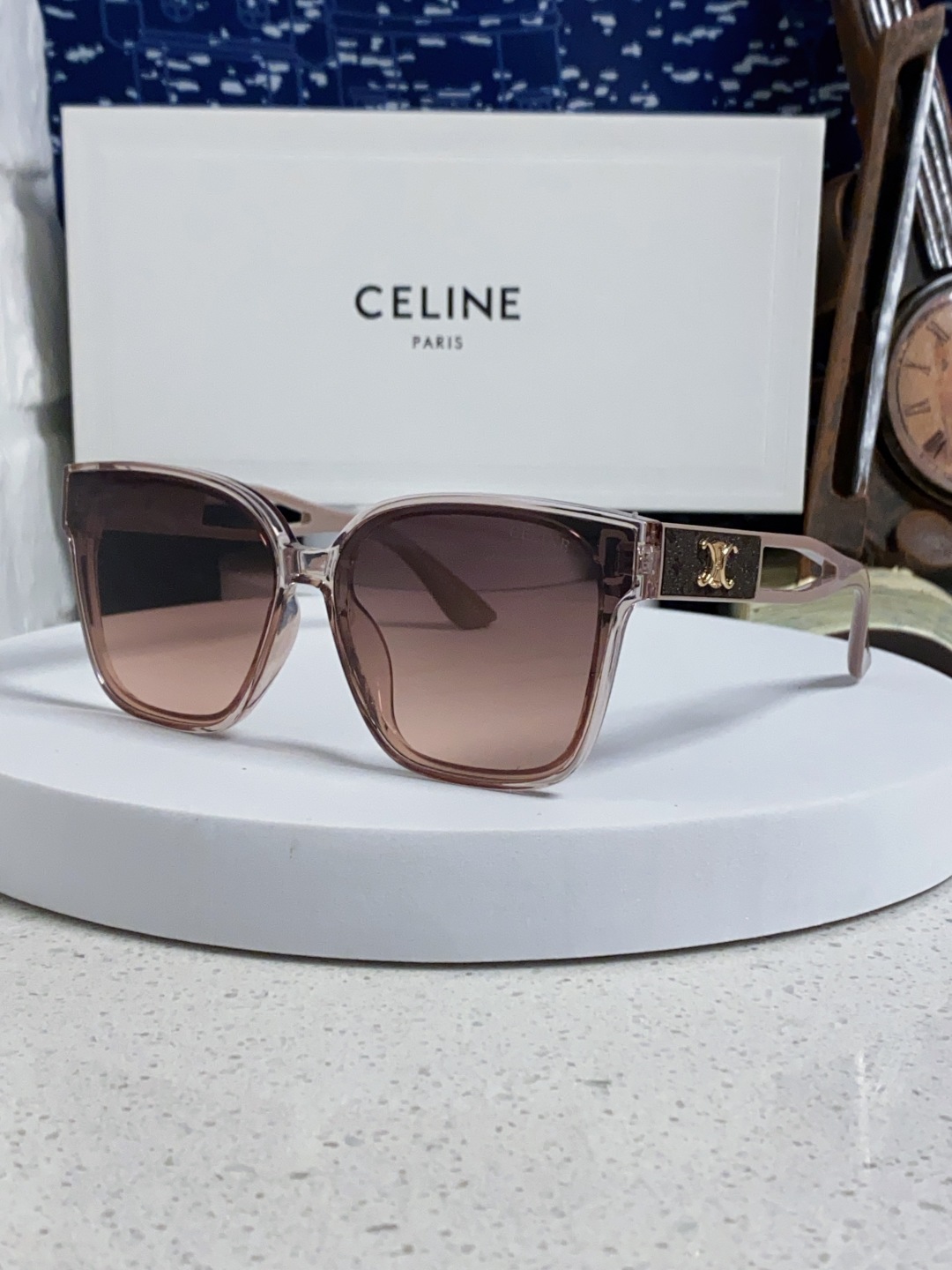 Celine塞林 2025新款凯旋门墨镜高级感方形显瘦太阳镜防紫外线女款