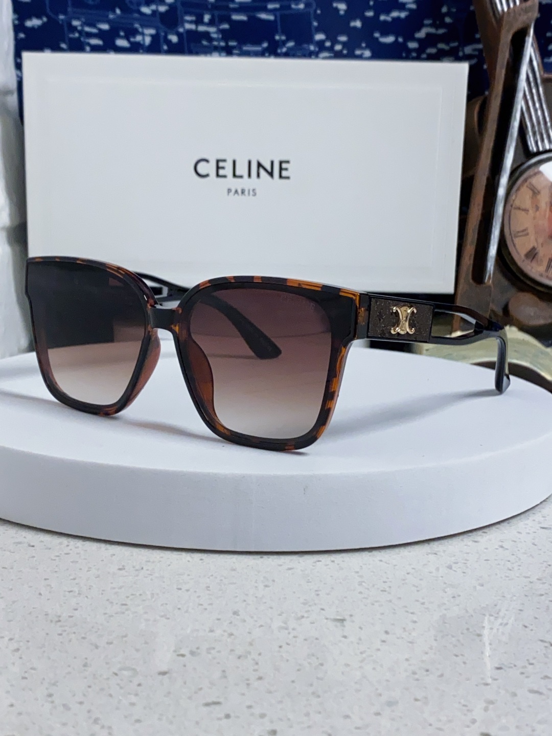 Celine塞林 2025新款凯旋门墨镜高级感方形显瘦太阳镜防紫外线女款