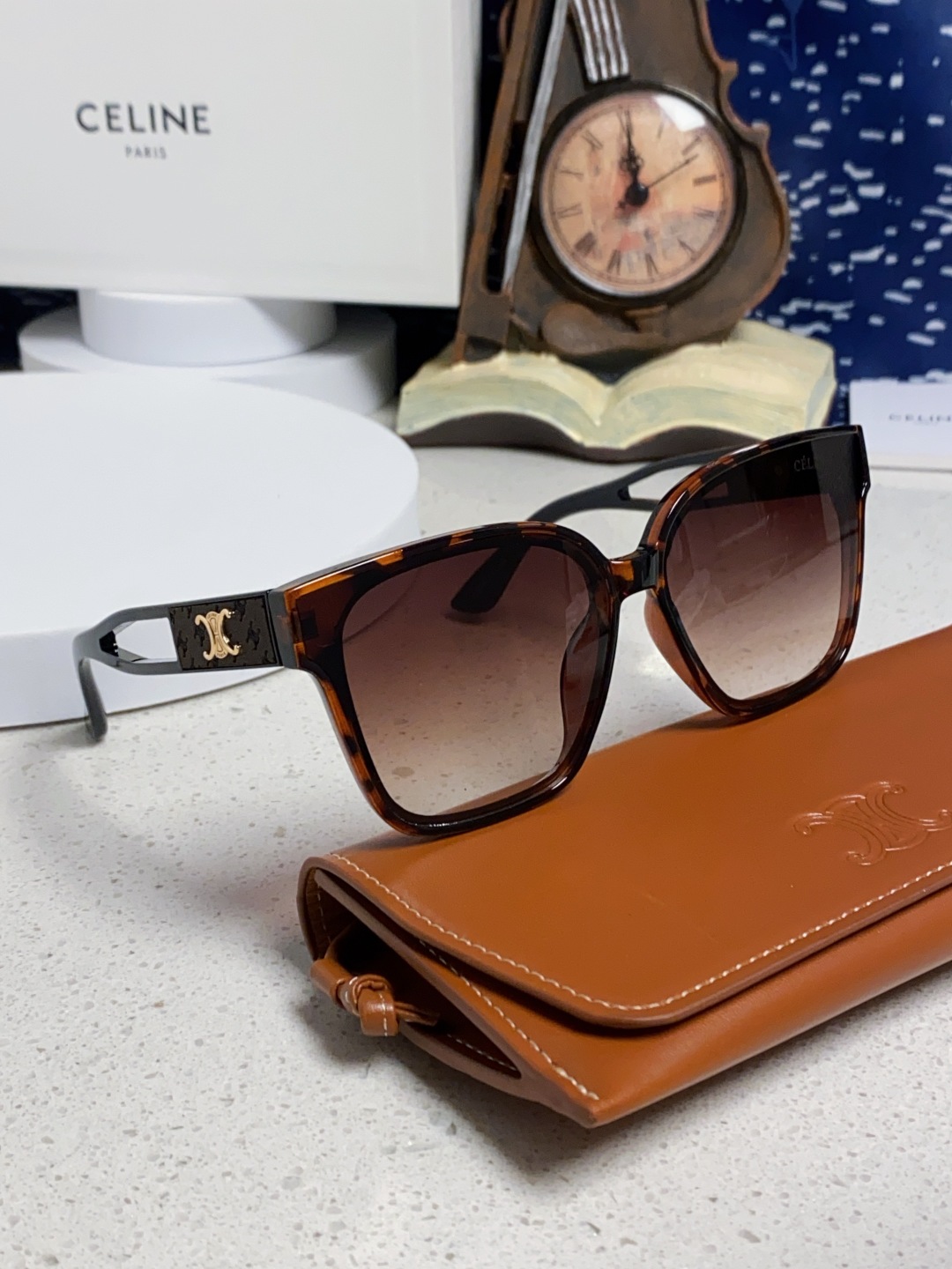Celine塞林 2025新款凯旋门墨镜高级感方形显瘦太阳镜防紫外线女款