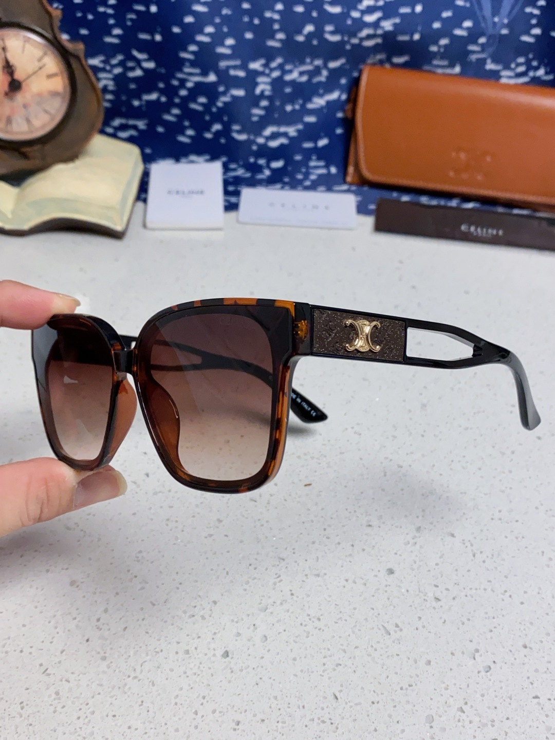 Celine塞林 2025新款凯旋门墨镜高级感方形显瘦太阳镜防紫外线女款