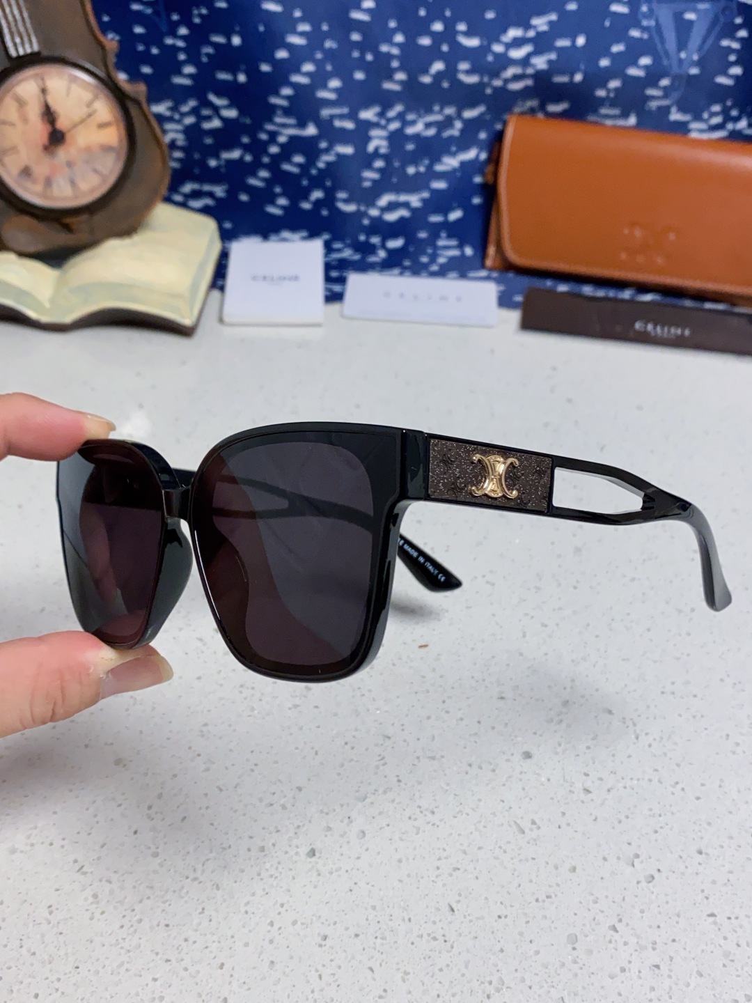 Celine塞林 2025新款凯旋门墨镜高级感方形显瘦太阳镜防紫外线女款