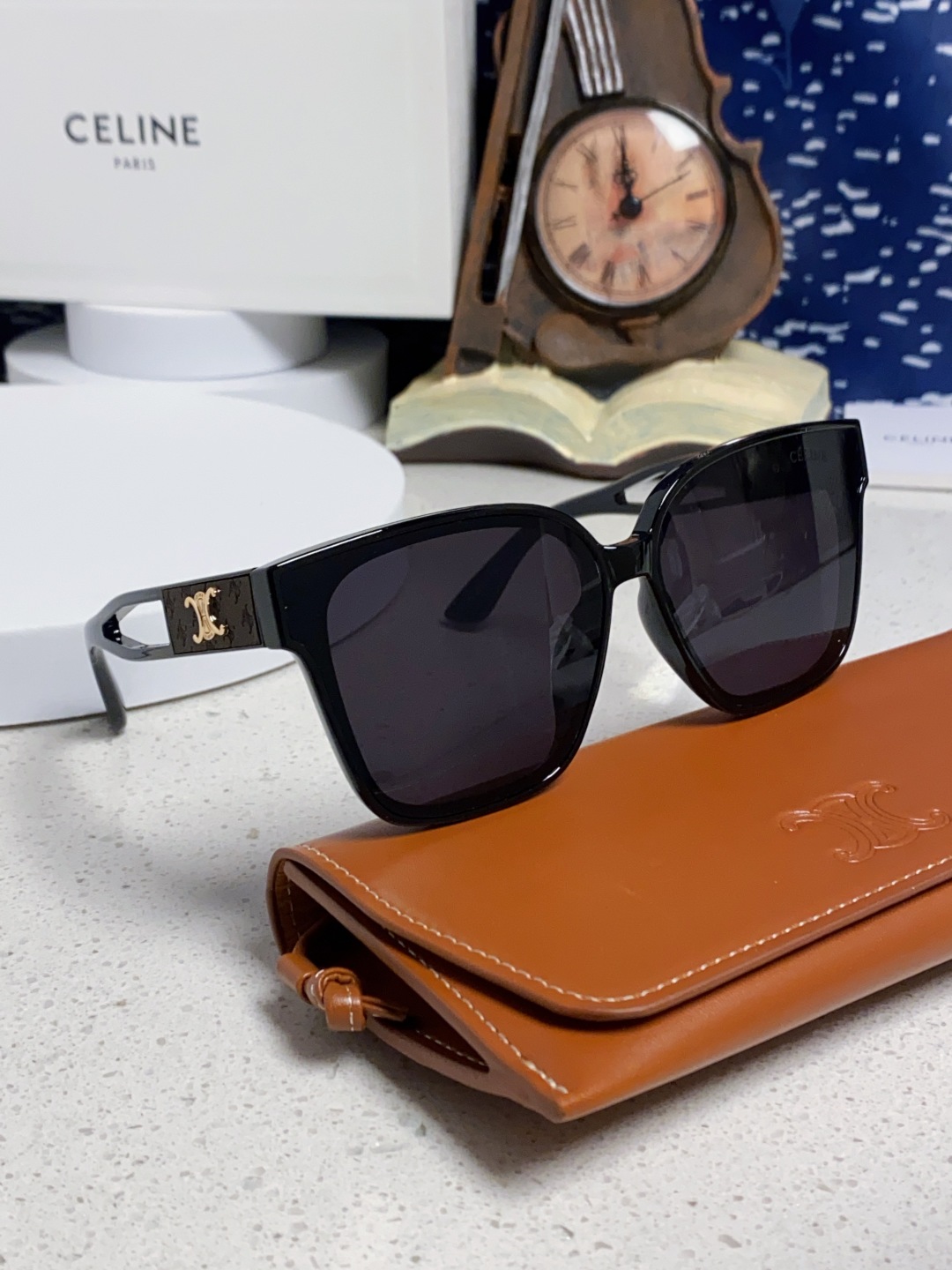 Celine塞林 2025新款凯旋门墨镜高级感方形显瘦太阳镜防紫外线女款