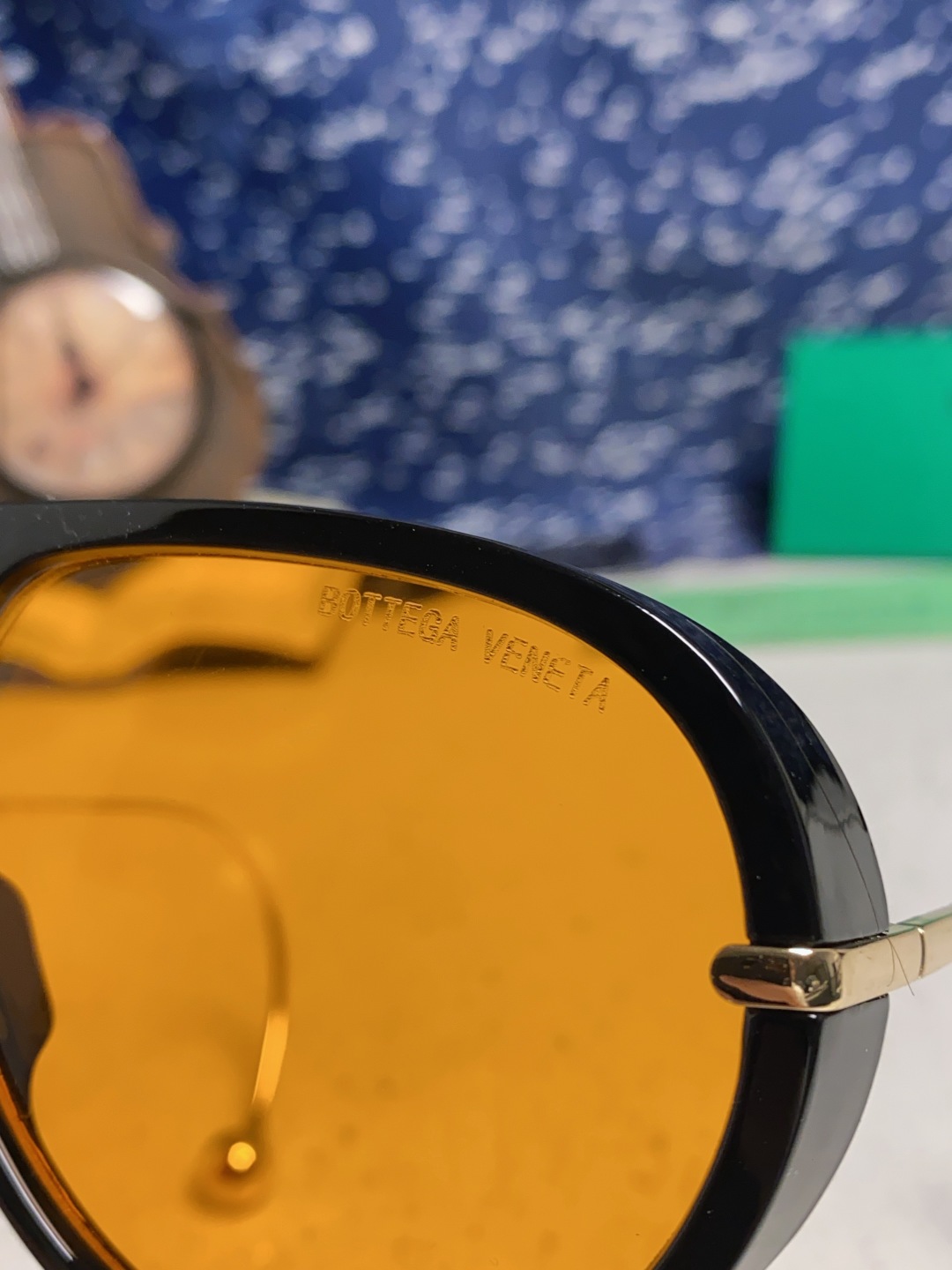 BottegaVeneta宝缇嘉 2025款欧美奢华女男大框遮脸飞行员太阳眼欧洲站博主开车蛤蟆墨镜 BV