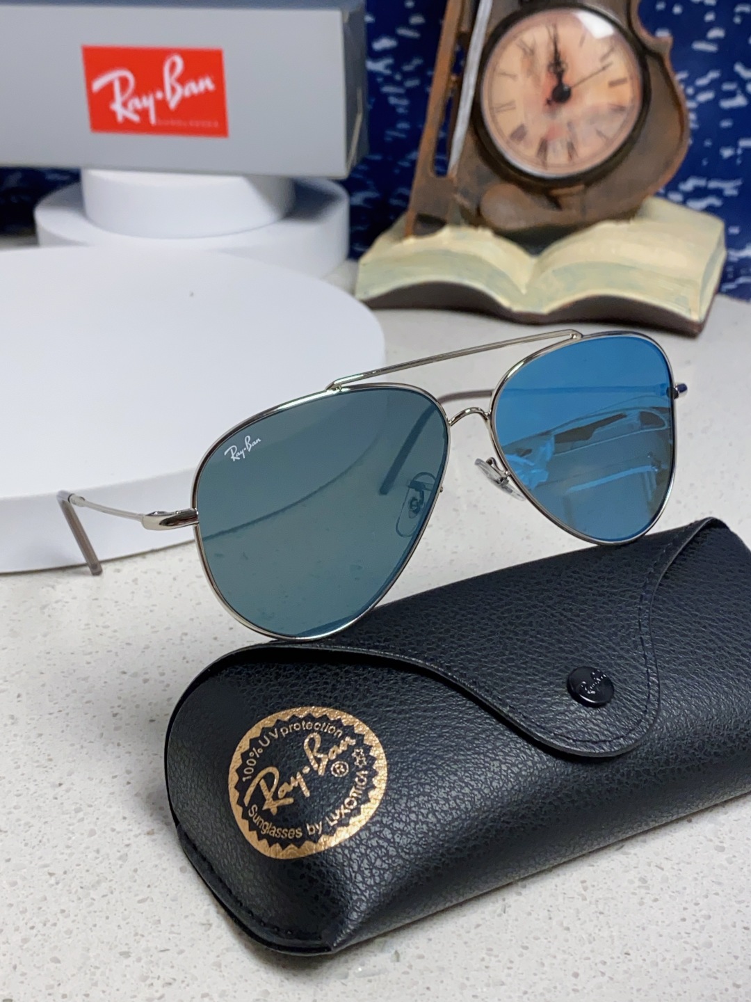 RayBan雷朋 2025成毅同款REVERSE反转系列 凹面镜片 莱尼克拉维茨联名限量版飞行员式墨镜 