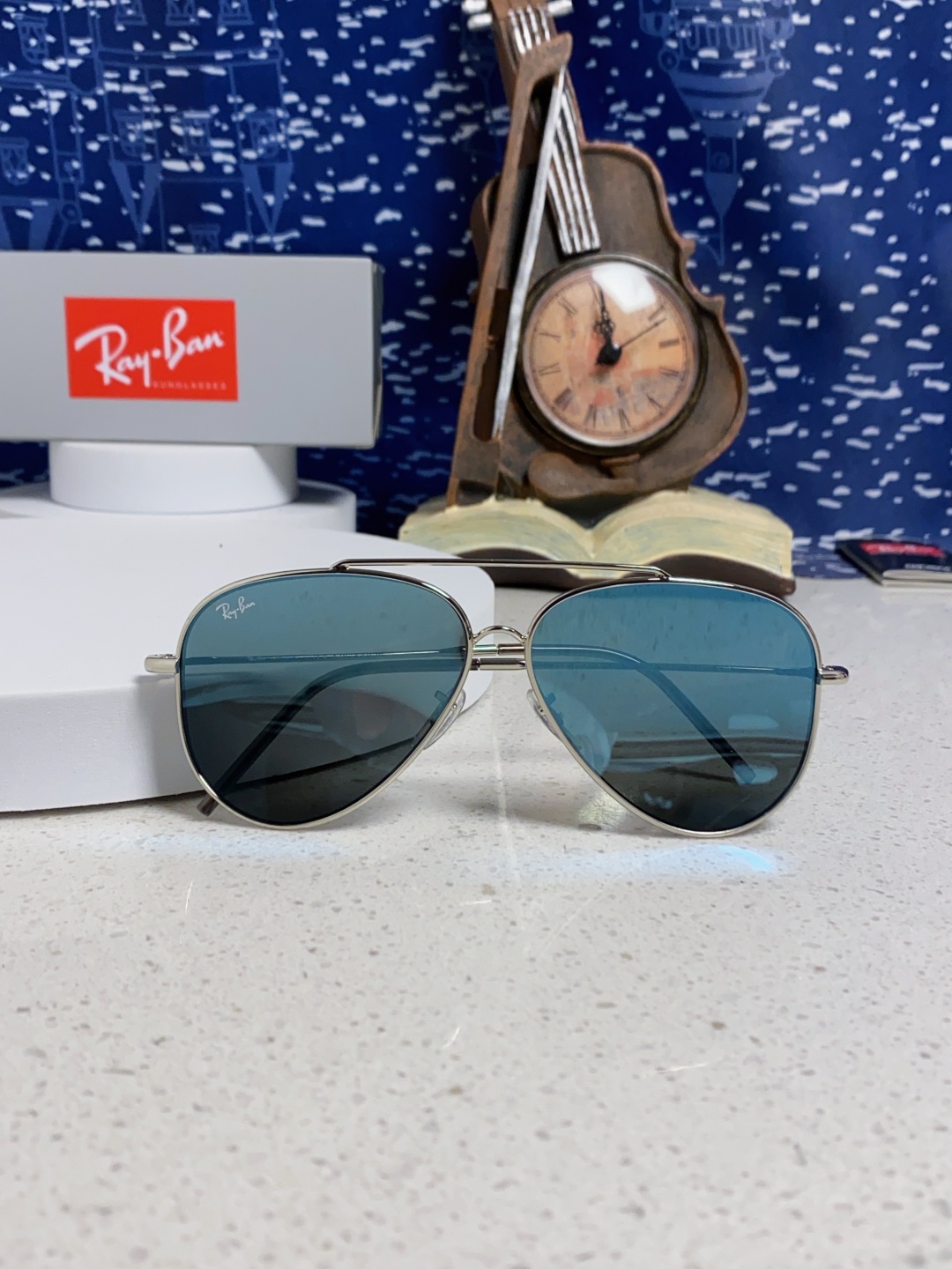 RayBan雷朋 2025成毅同款REVERSE反转系列 凹面镜片 莱尼克拉维茨联名限量版飞行员式墨镜 