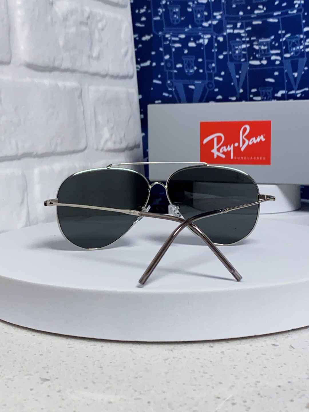 RayBan雷朋 2025成毅同款REVERSE反转系列 凹面镜片 莱尼克拉维茨联名限量版飞行员式墨镜 