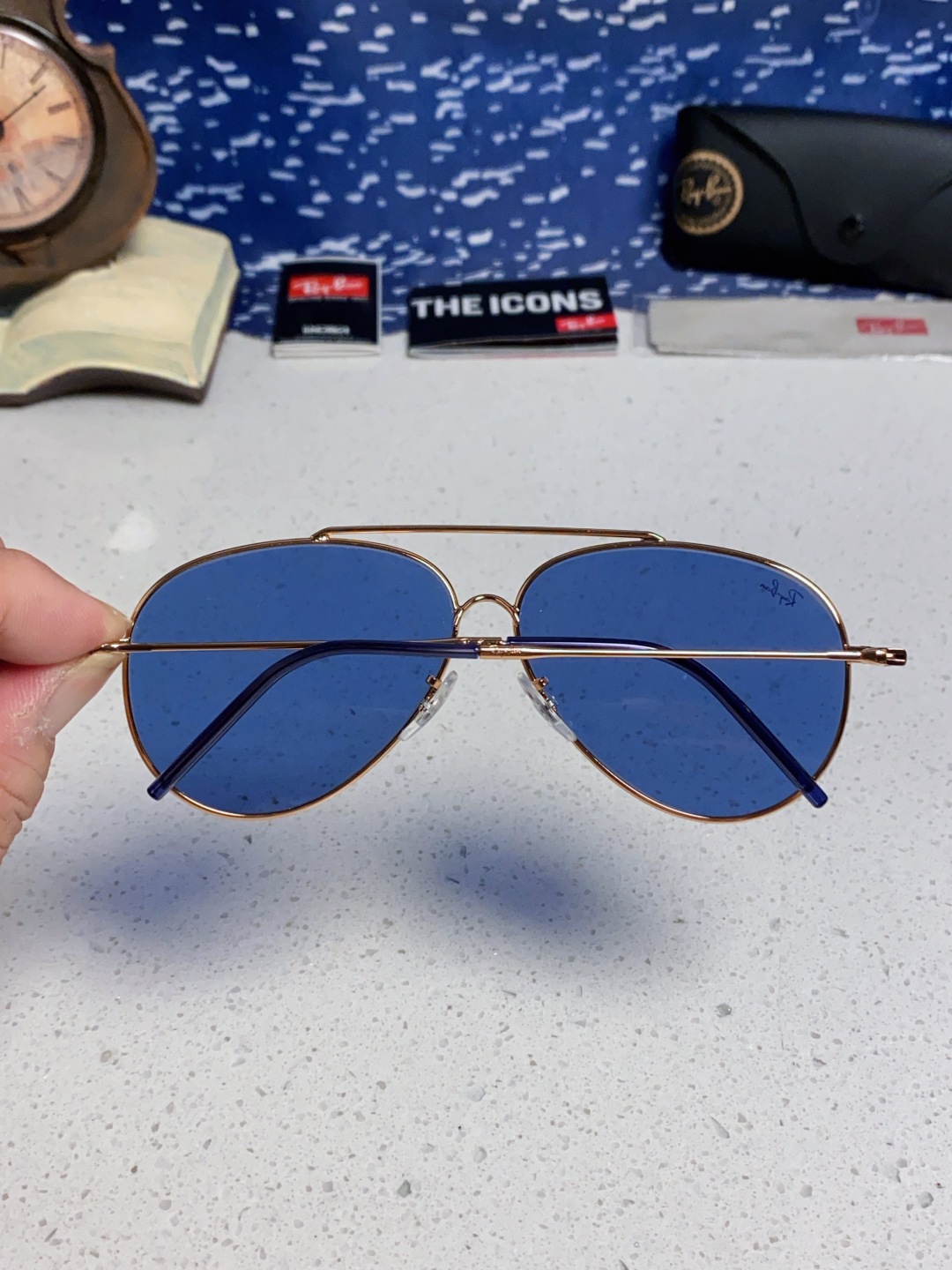 RayBan雷朋 2025成毅同款REVERSE反转系列 凹面镜片 莱尼克拉维茨联名限量版飞行员式墨镜 