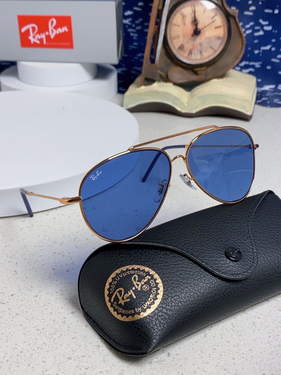 RayBan雷朋 2025成毅同款REVERSE反转系列 凹面镜片 莱尼克拉维茨联名限量版飞行员式墨镜 